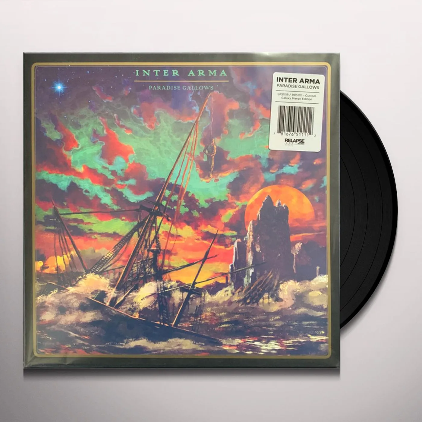 Inter Arma PARADISE GALLOWS (MINT GREEN & GRIMACE PURPLE GALAXY MERGE VINYL/2LP) Vinyl Record