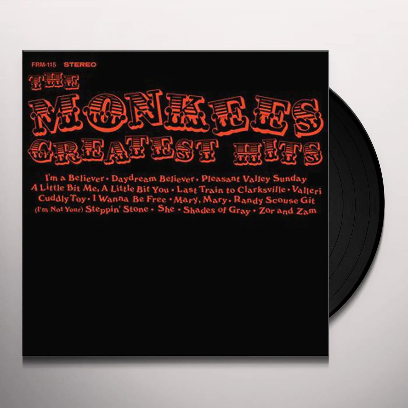The Monkees GREATEST HITS Vinyl Record
