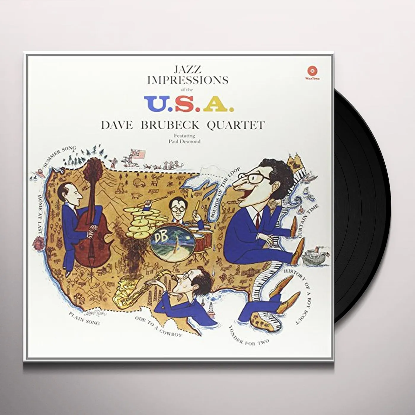 Dave Brubeck JAZZ IMPRESSIONS OF THE USA Vinyl Record - Spain Release