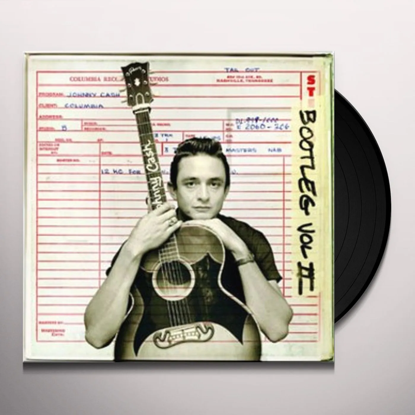 Johnny Cash BOOTLEG 2: FROM MEMPHIS TO HOLLYWOOD (3LP/TRANSPARENT VINYL) Vinyl Record