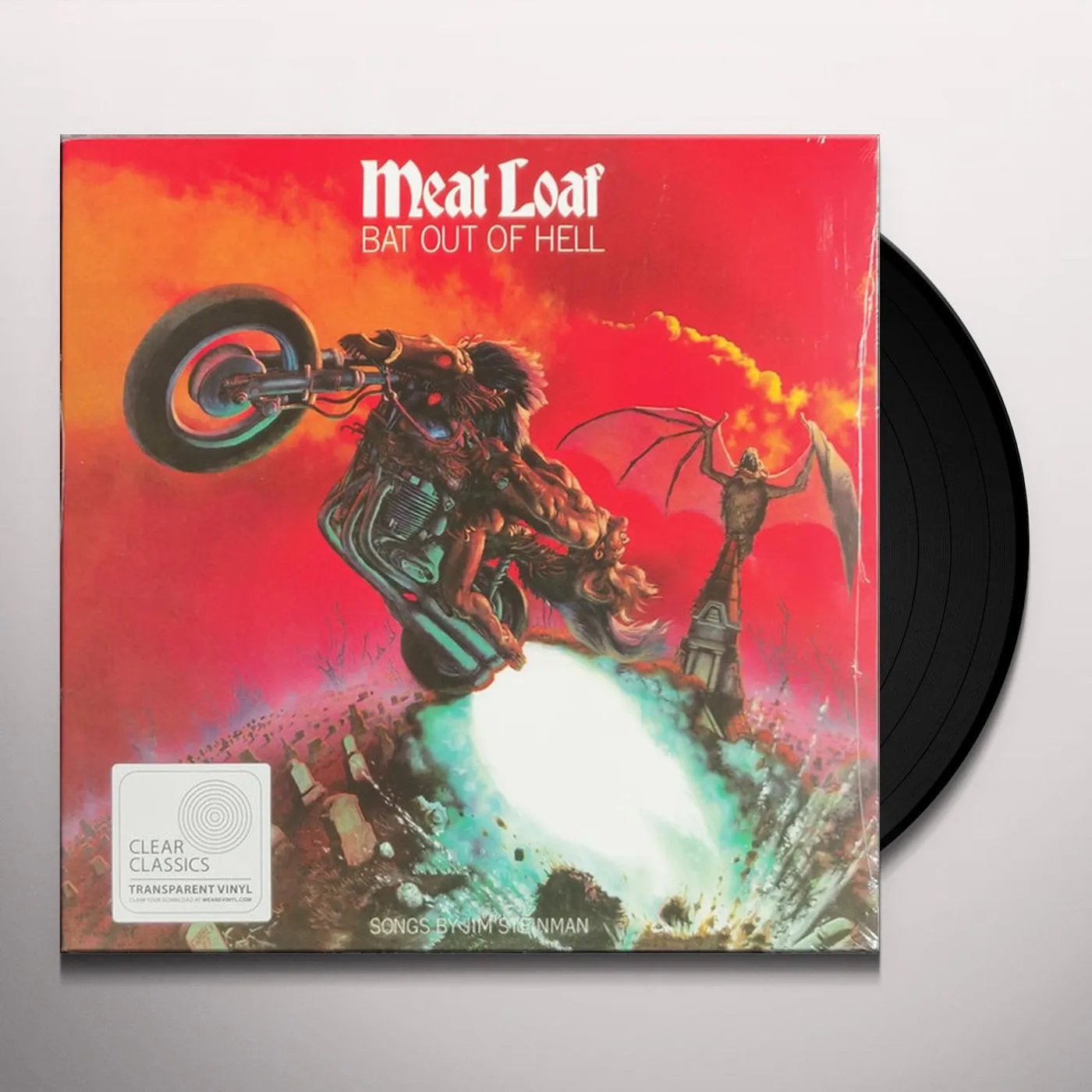 Meat Loaf BAT OUT OF HELL (CLEAR CLASSIC VINYL) Vinyl Record