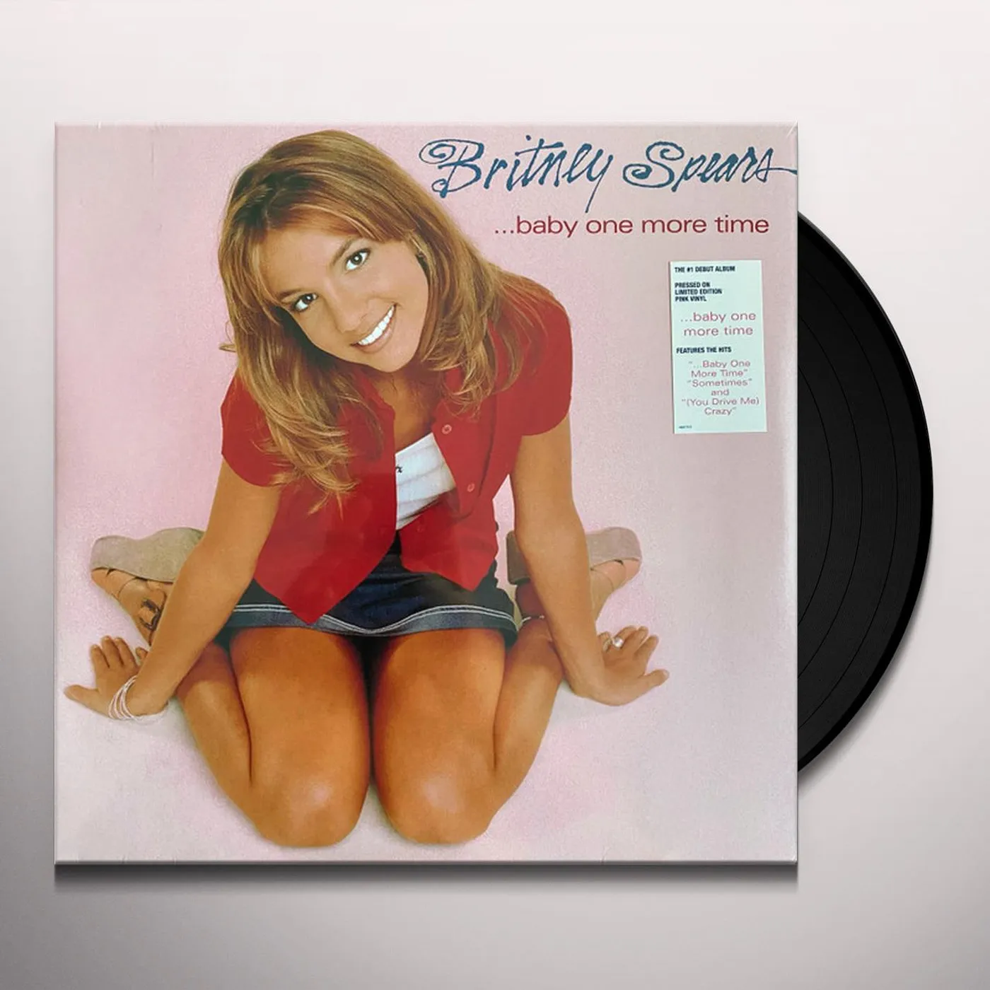 Britney Spears BABY ONE MORE TIME - PINK VINYL Vinyl Record