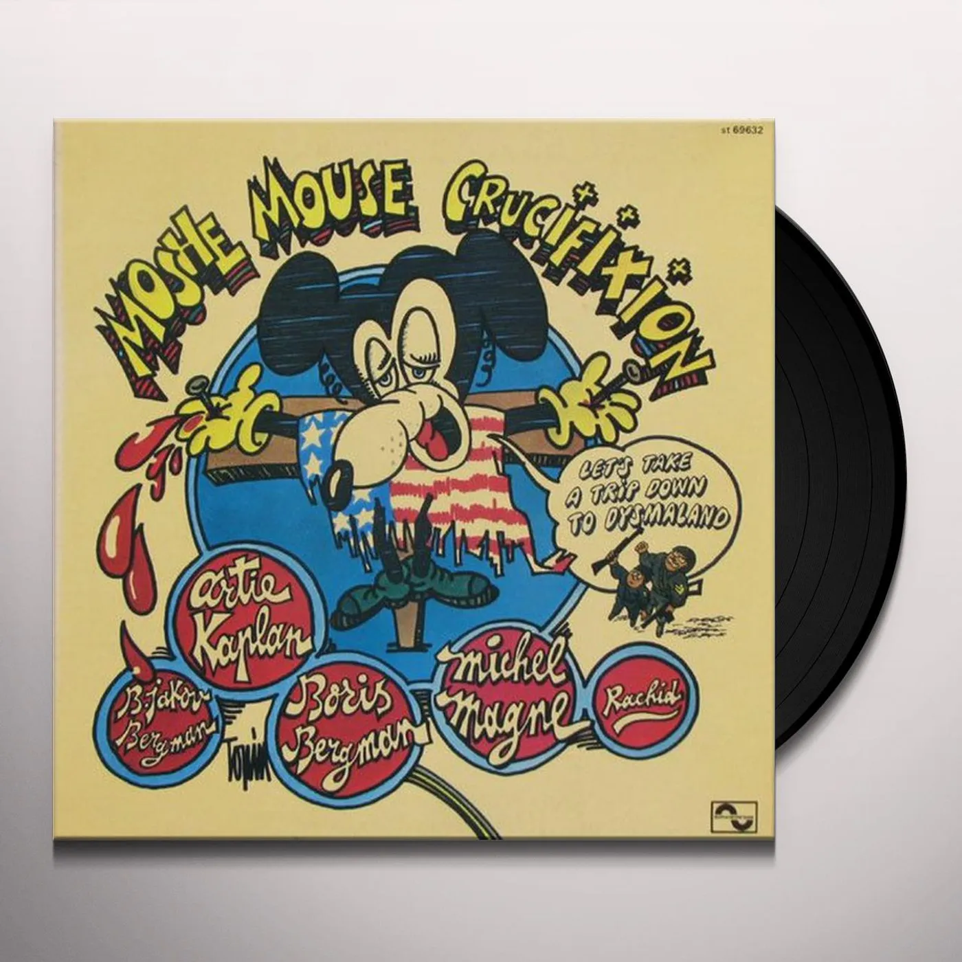 Michel Magne MOSHE MOUSE / CRUCIFIXION / Original Soundtrack Vinyl Record