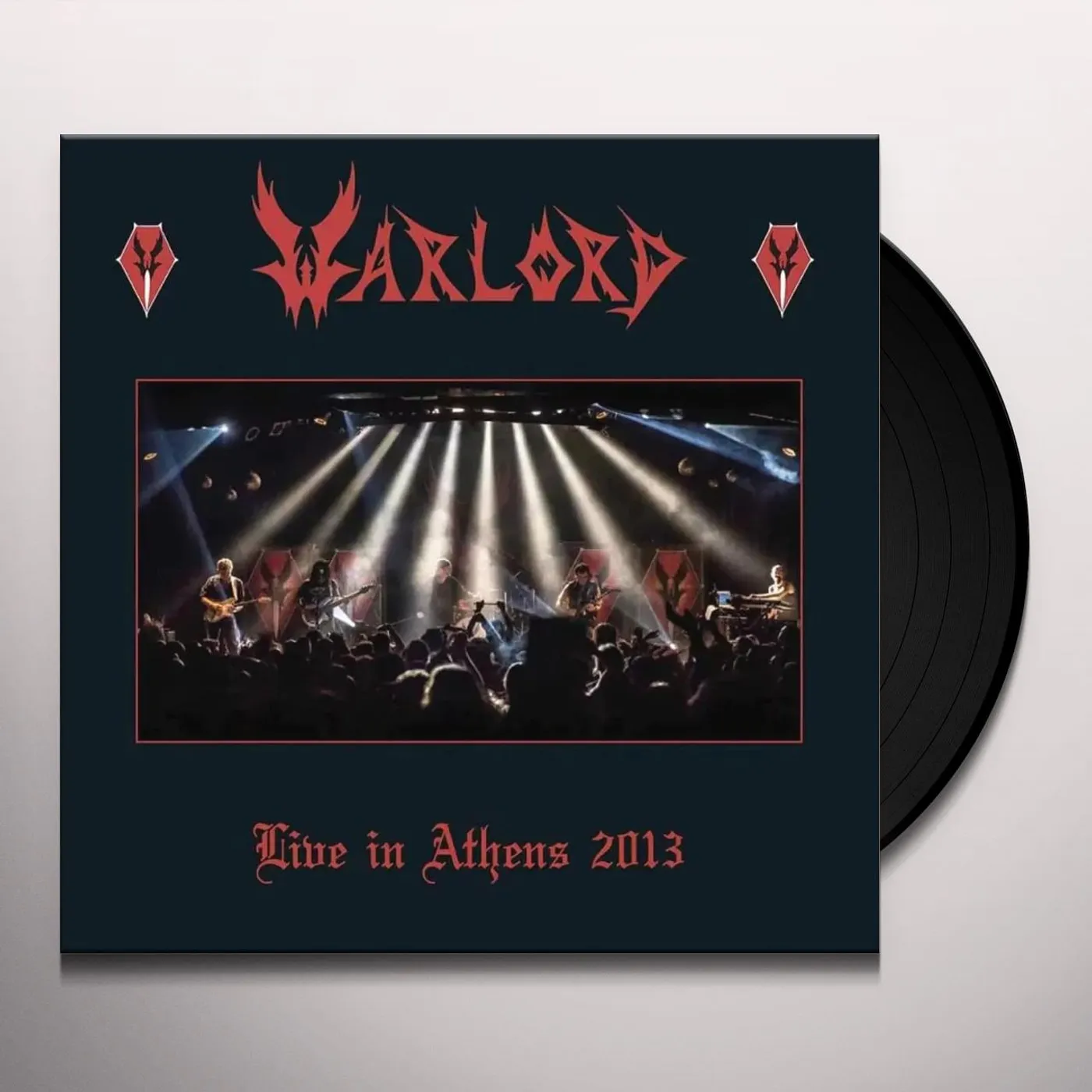 Warlord LIVE IN ATHENS Vinyl Record