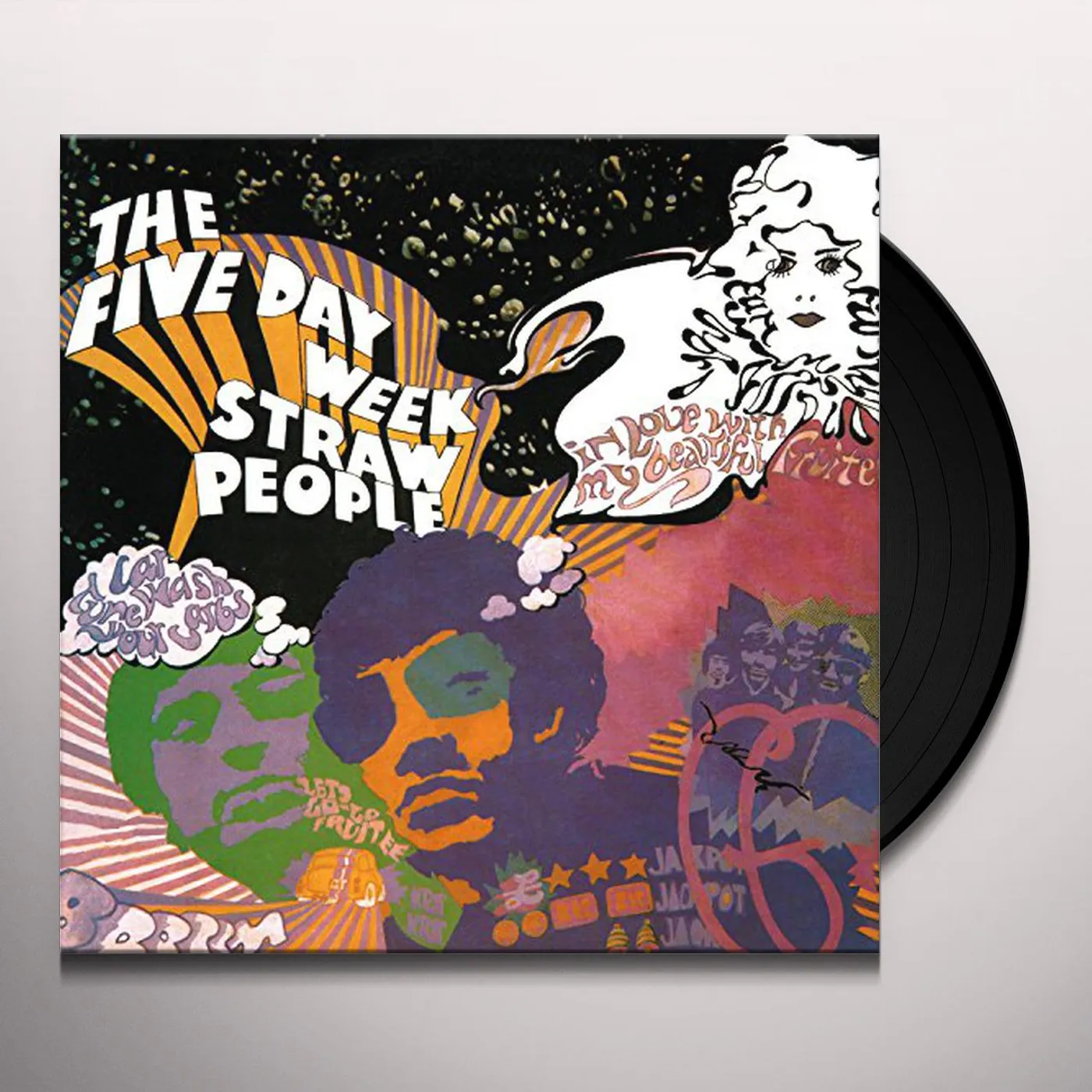 Five Day Week Straw People Vinyl Record