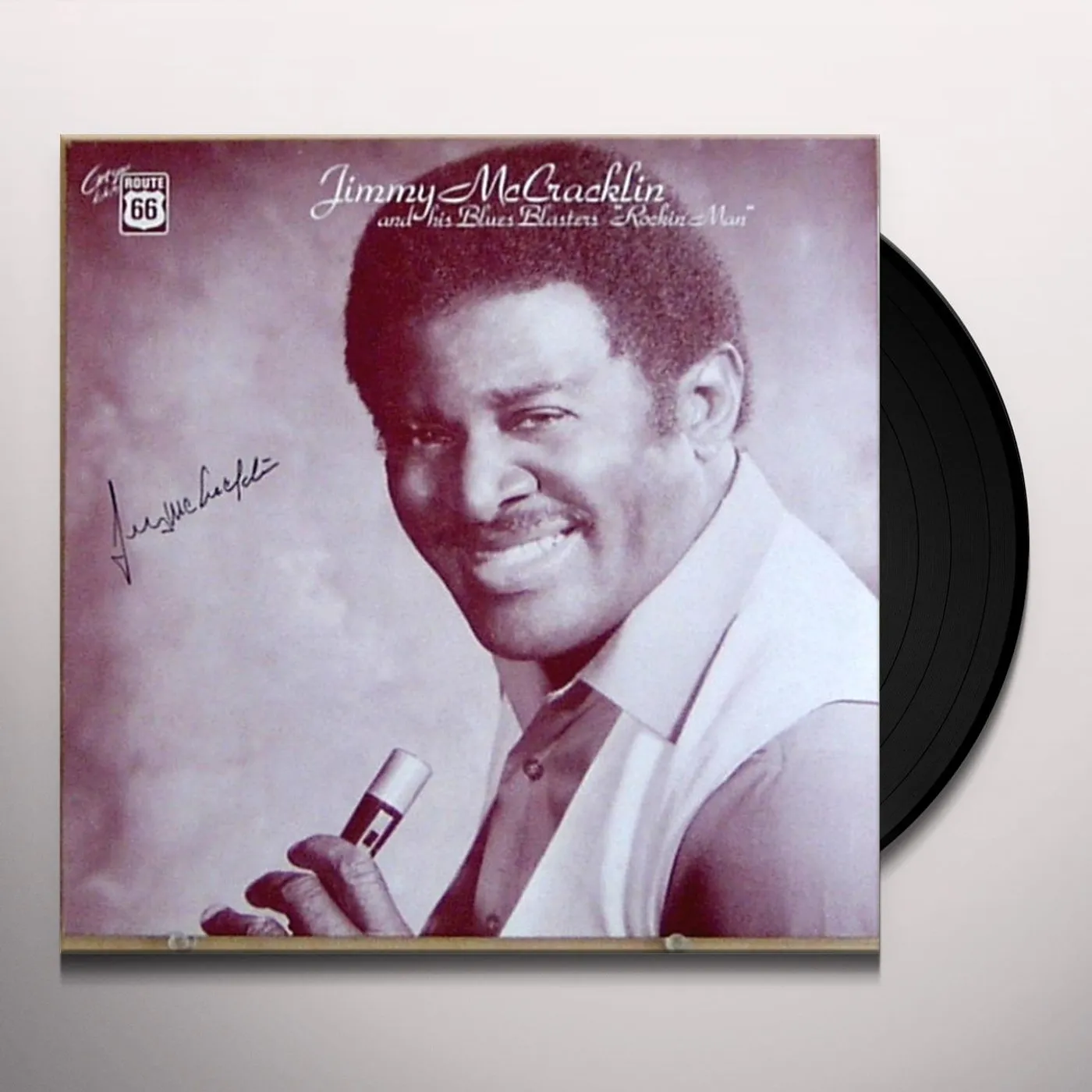 Jimmy McCracklin ROCKIN MAN Vinyl Record