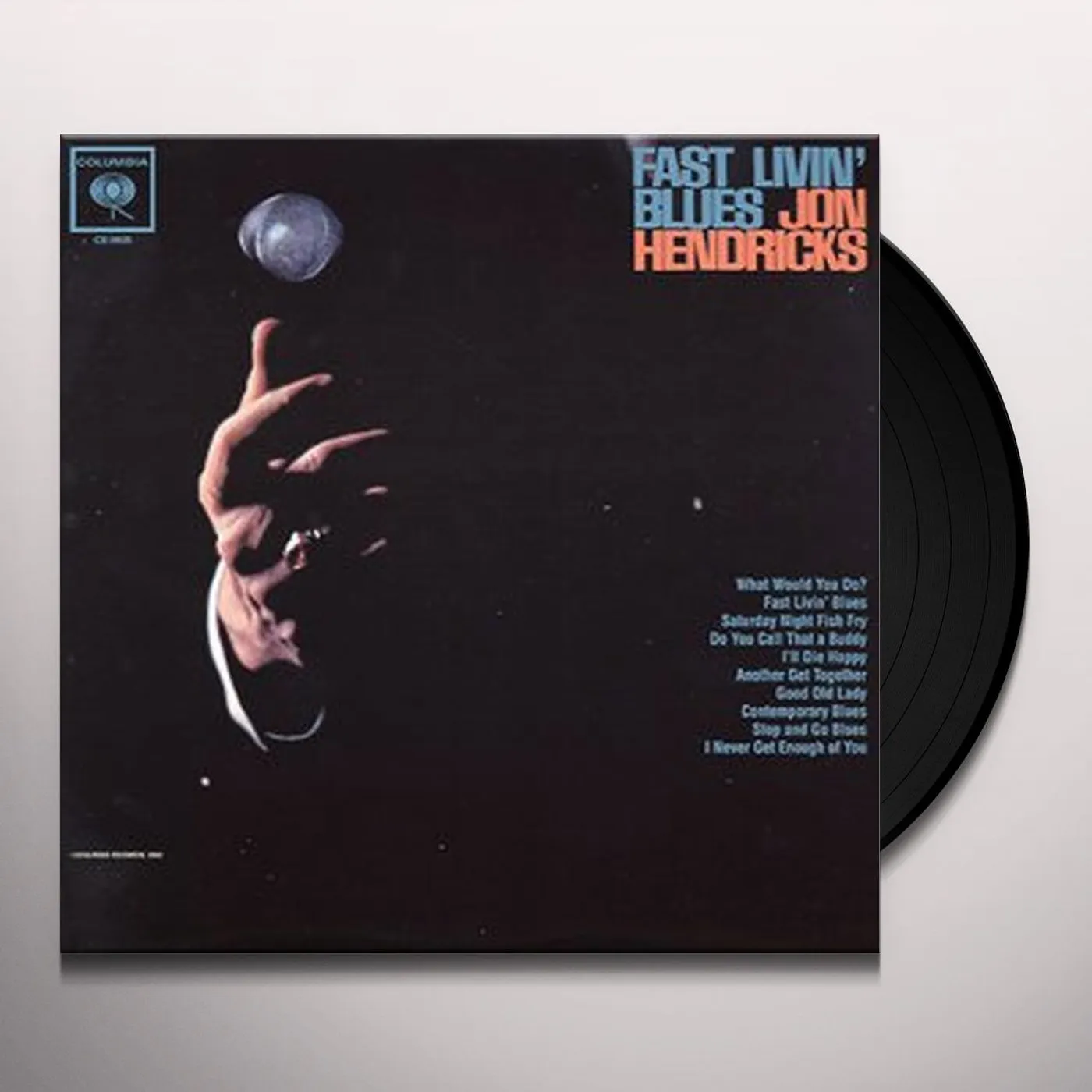 Jon Hendricks FAST LIVIN BLUES Vinyl Record