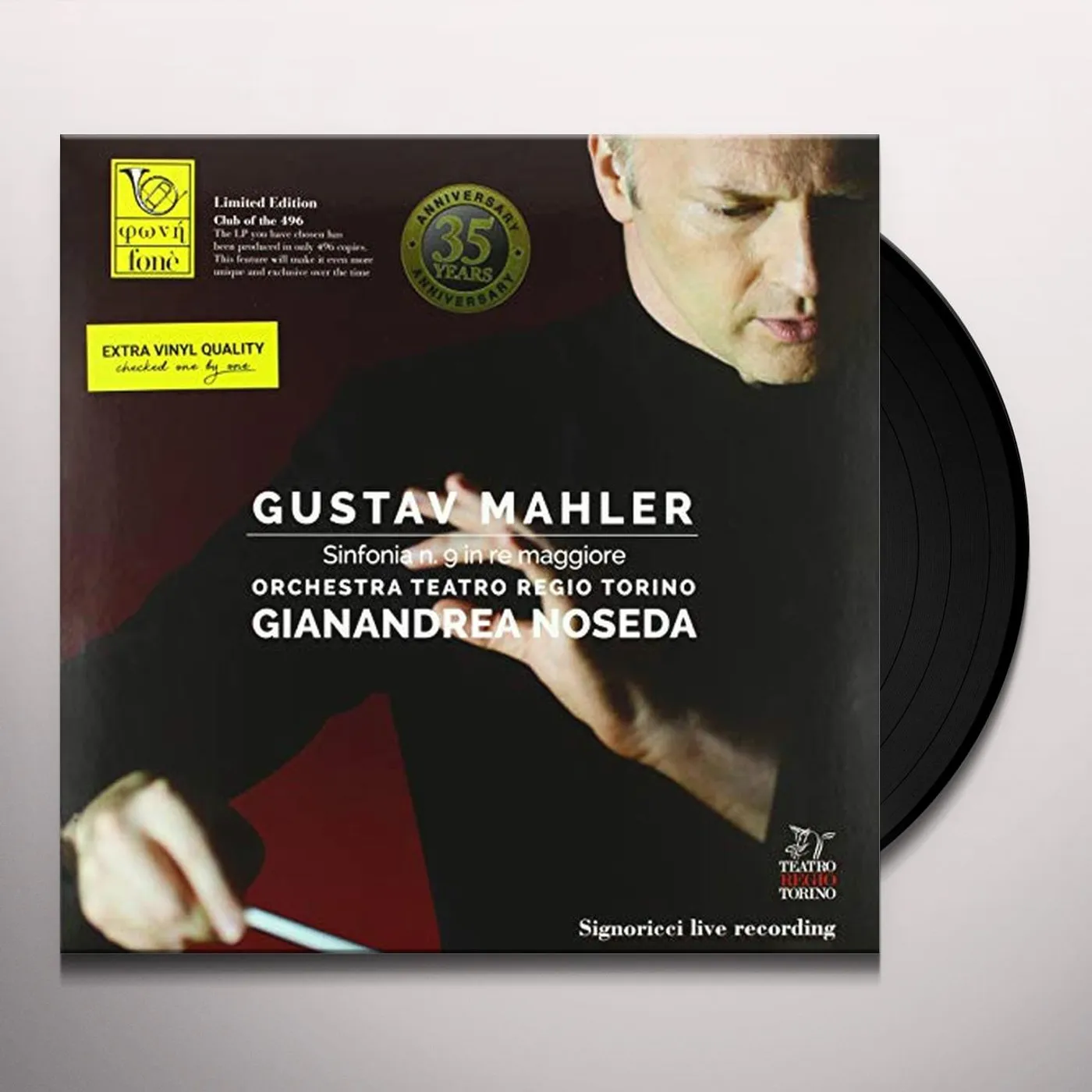 Mahler / Gianandrea Noseda MAHLER: SINFONIA 9 IN RE MAGGIORE Vinyl Record