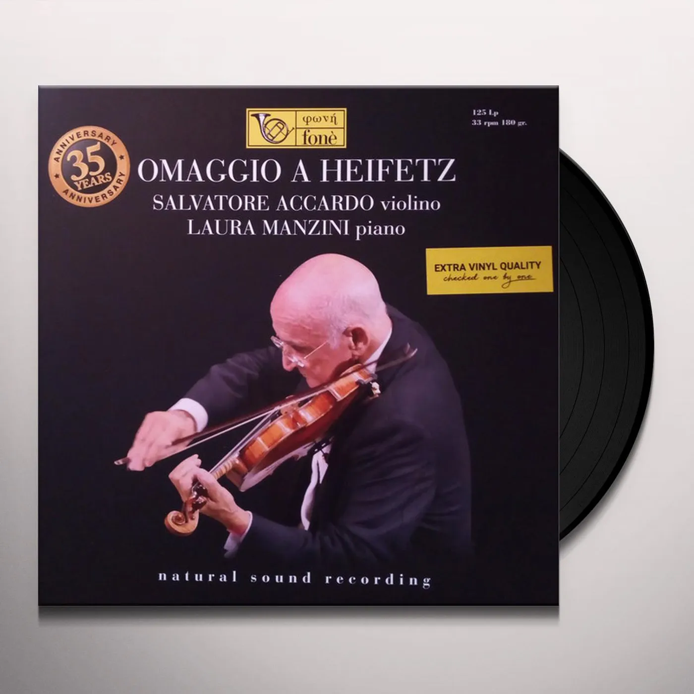 Salvatore Accardo / Laura Manzini OMAGGIO A HEIFETZ Vinyl Record