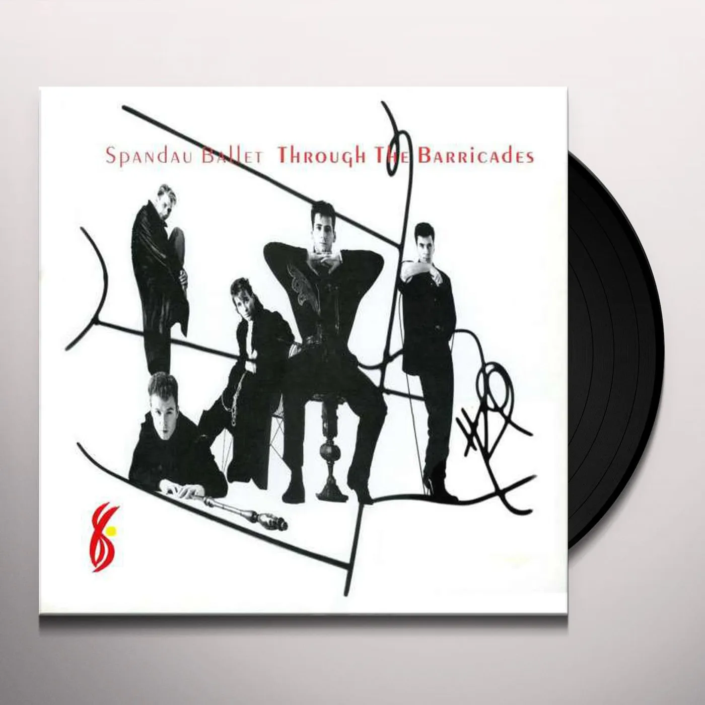 Spandau Ballet THROUGH THE BARRICADES Vinyl Record