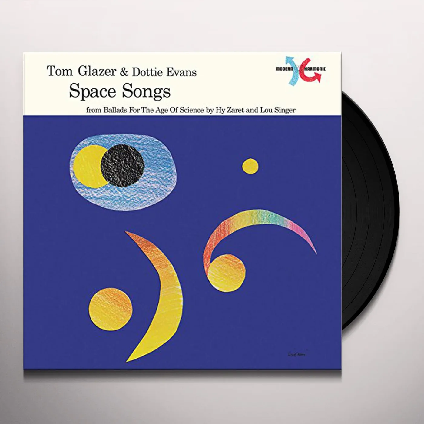 Tom Glazer / Dottie Evans SPACE SONGS Vinyl Record
