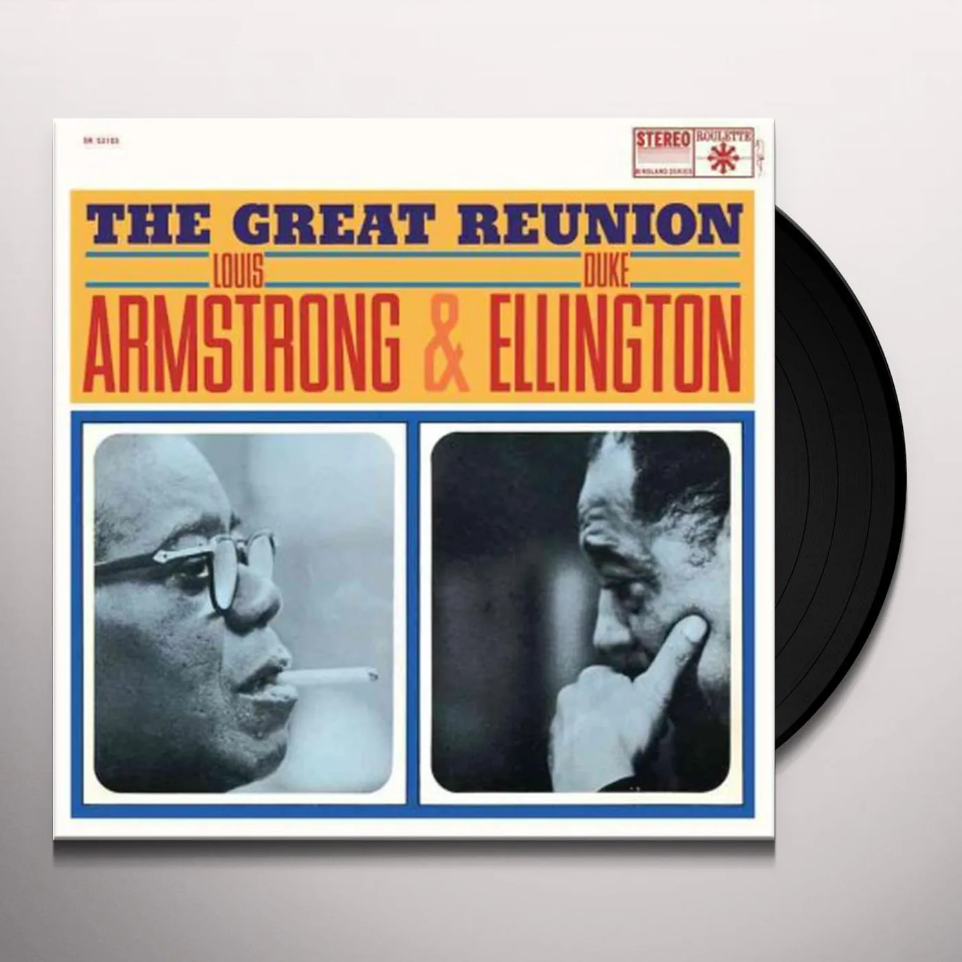 Louis Armstrong & Duke Ellington GREAT REUNION Vinyl Record
