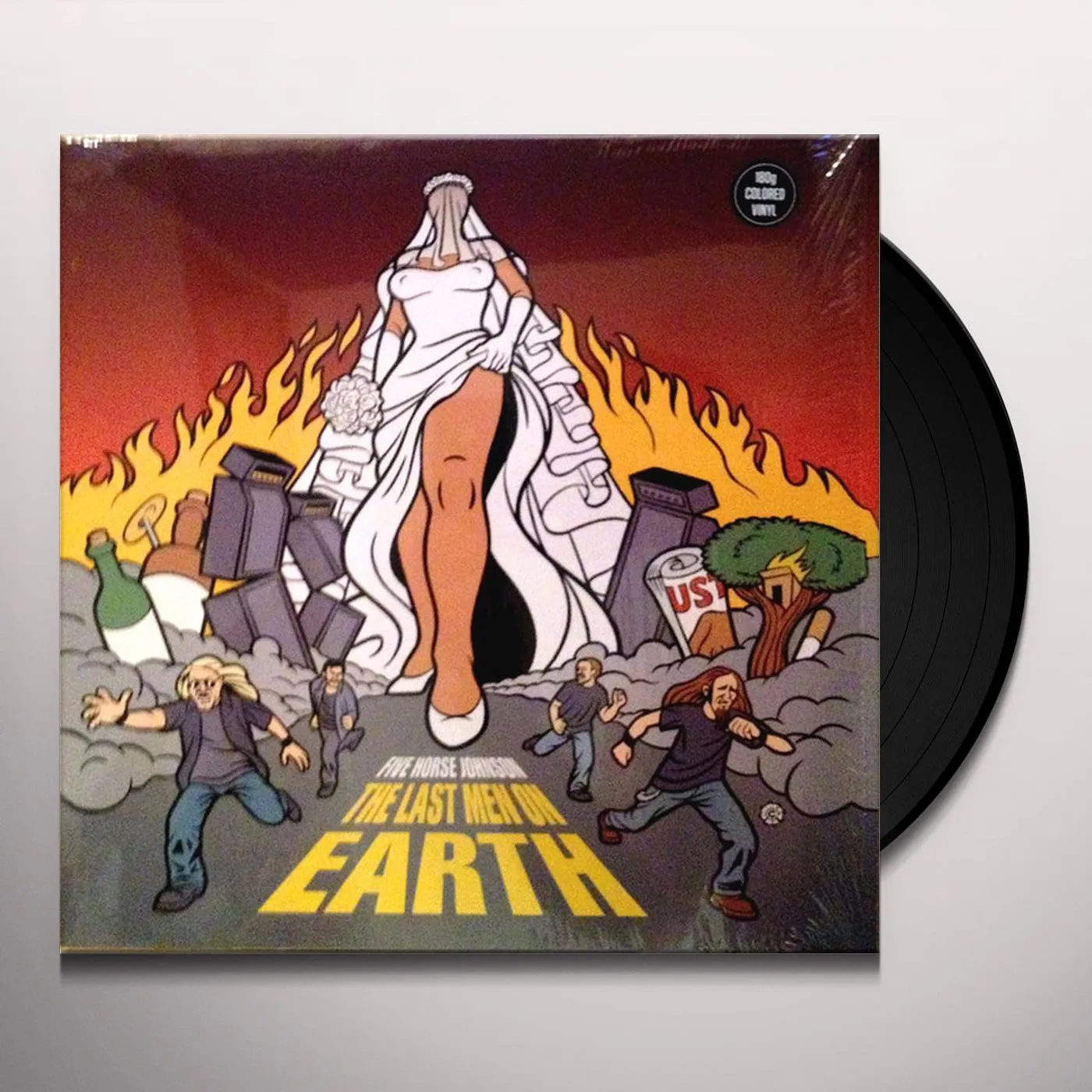 Five Horse Johnson LAS MEN ON EARTH Vinyl Record