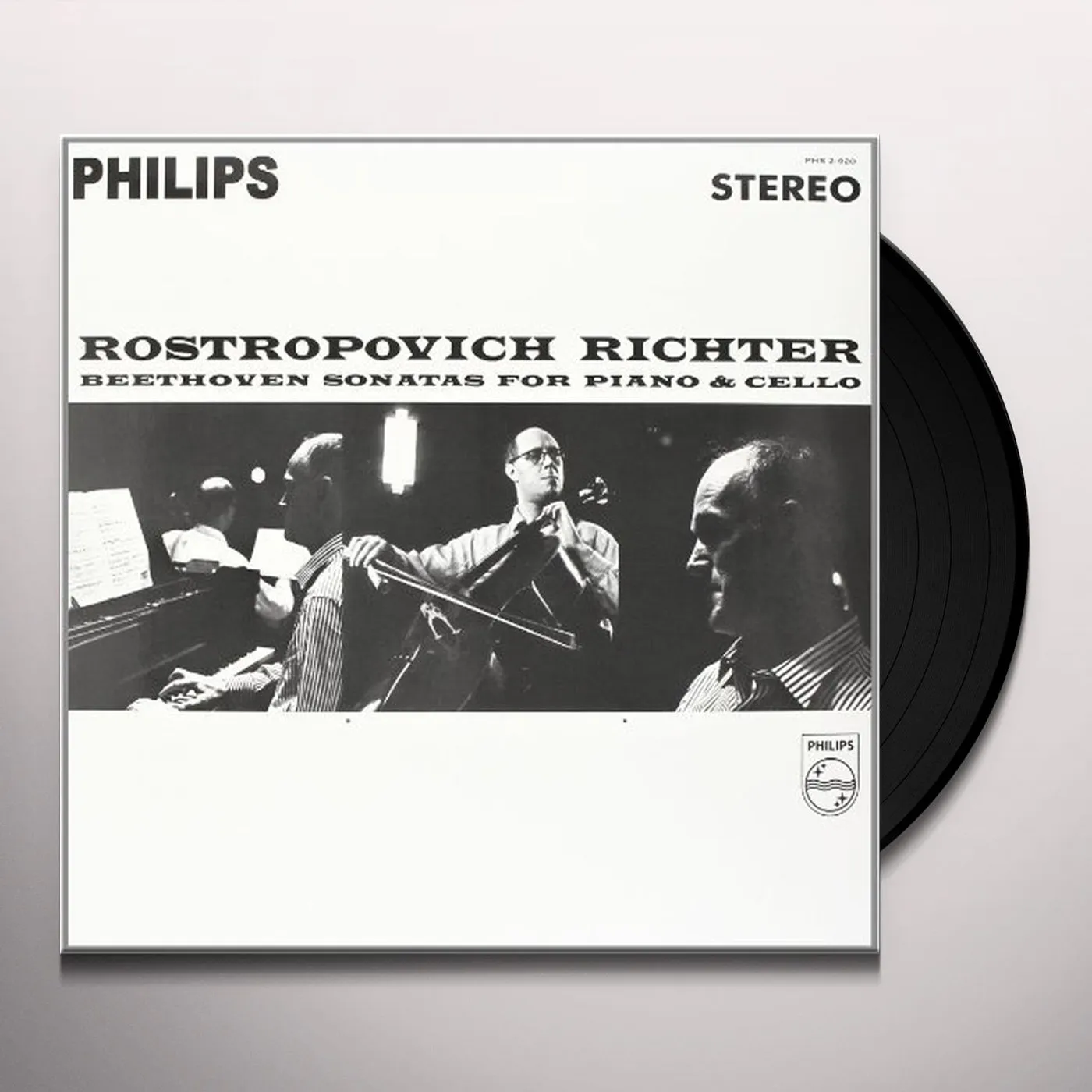 Beethoven / Rostropovich / Richter SONATAS FOR PIANO & CELLO Vinyl Record