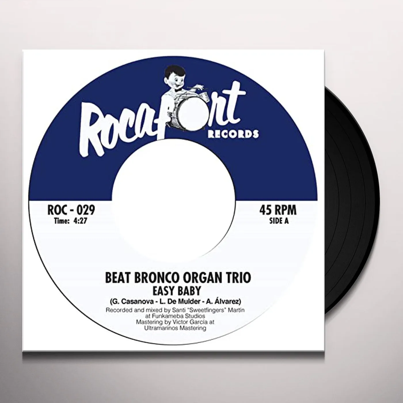 Beat Bronco Organ Trio Easy Baby / Geriatric Dance Vinyl Record