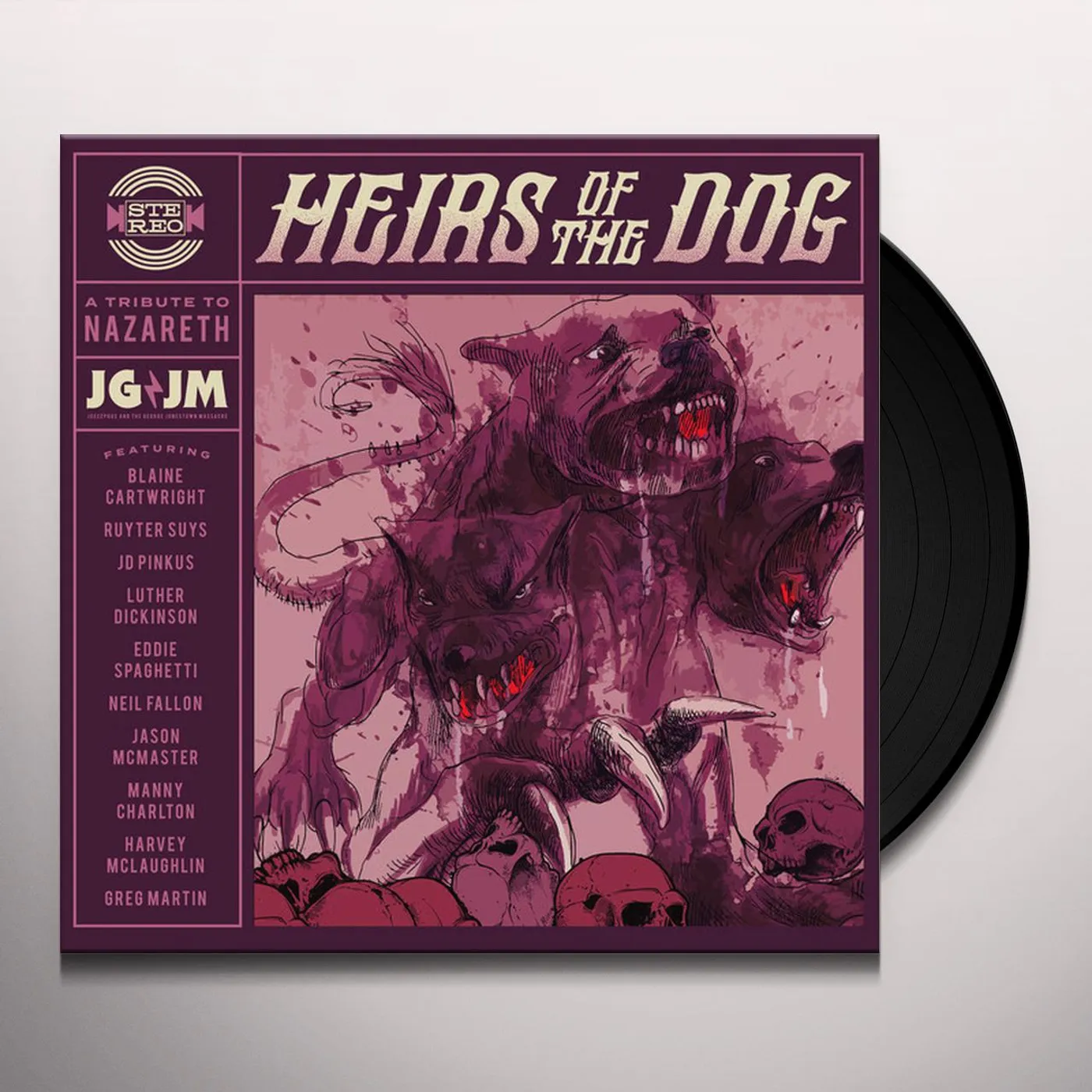 Joecephus And The George Jonestown Massacre HEIRS OF THE DOG: A TRIBUTE TO HAIR OF THE DOG Vinyl Record