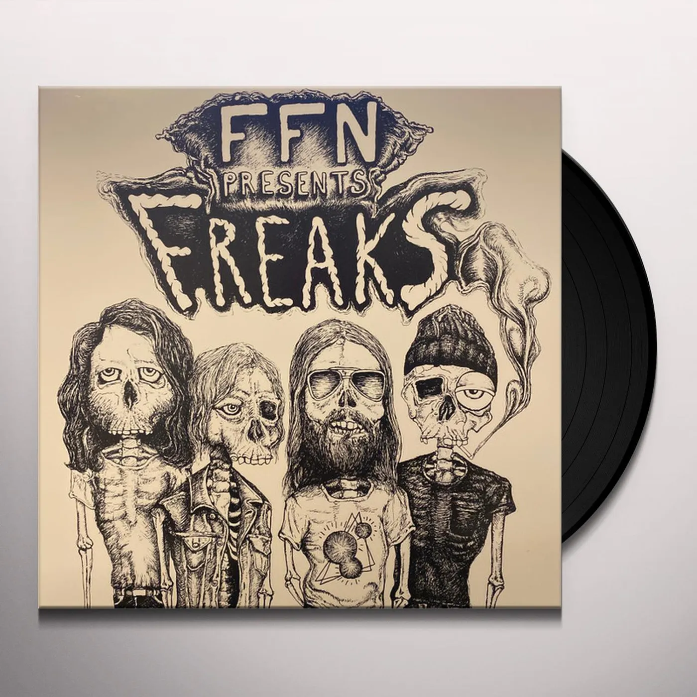 Frontier Folk Nebraska FREAKS (DL CARD) Vinyl Record
