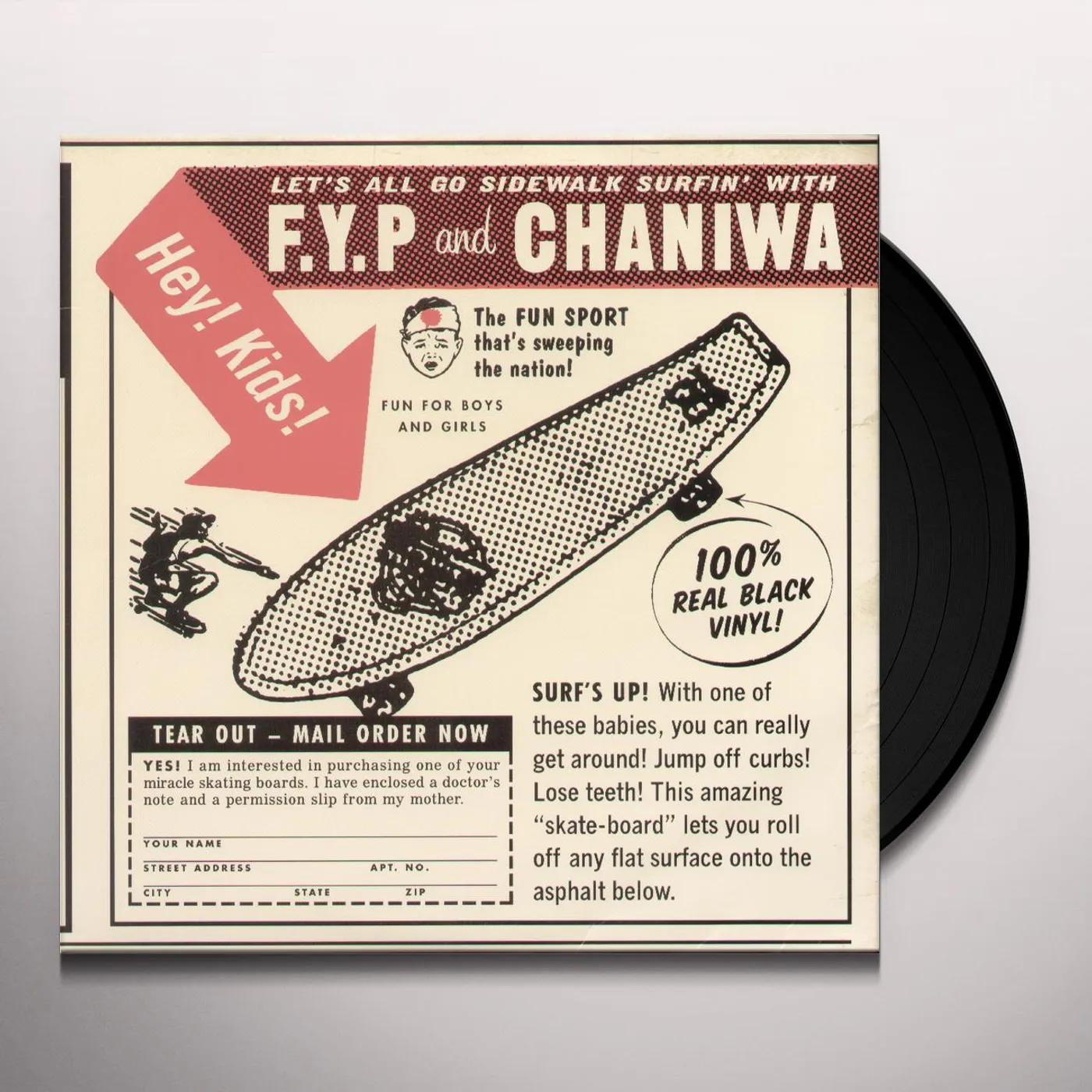 F.Y.P and Chaniwa SPLIT EP Vinyl Record