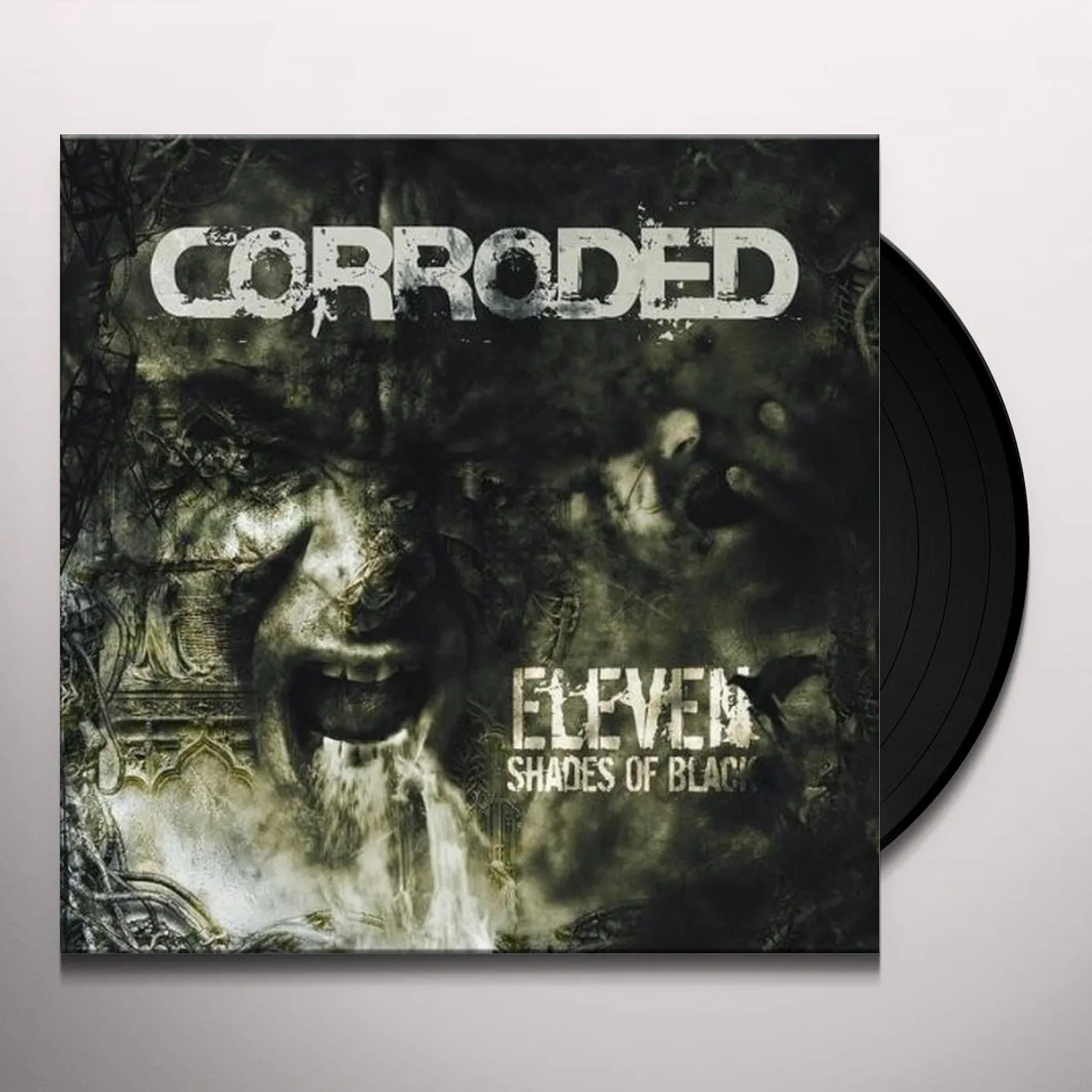 Corroded Eleven Shades Of Black Vinyl Record