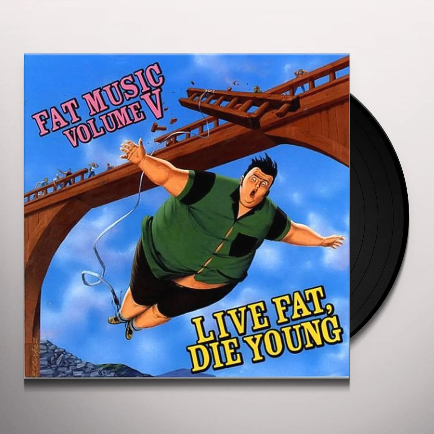 FAT MUSIC 5: LIVE FAT DIE YOUNG / VARIOUS Vinyl Record