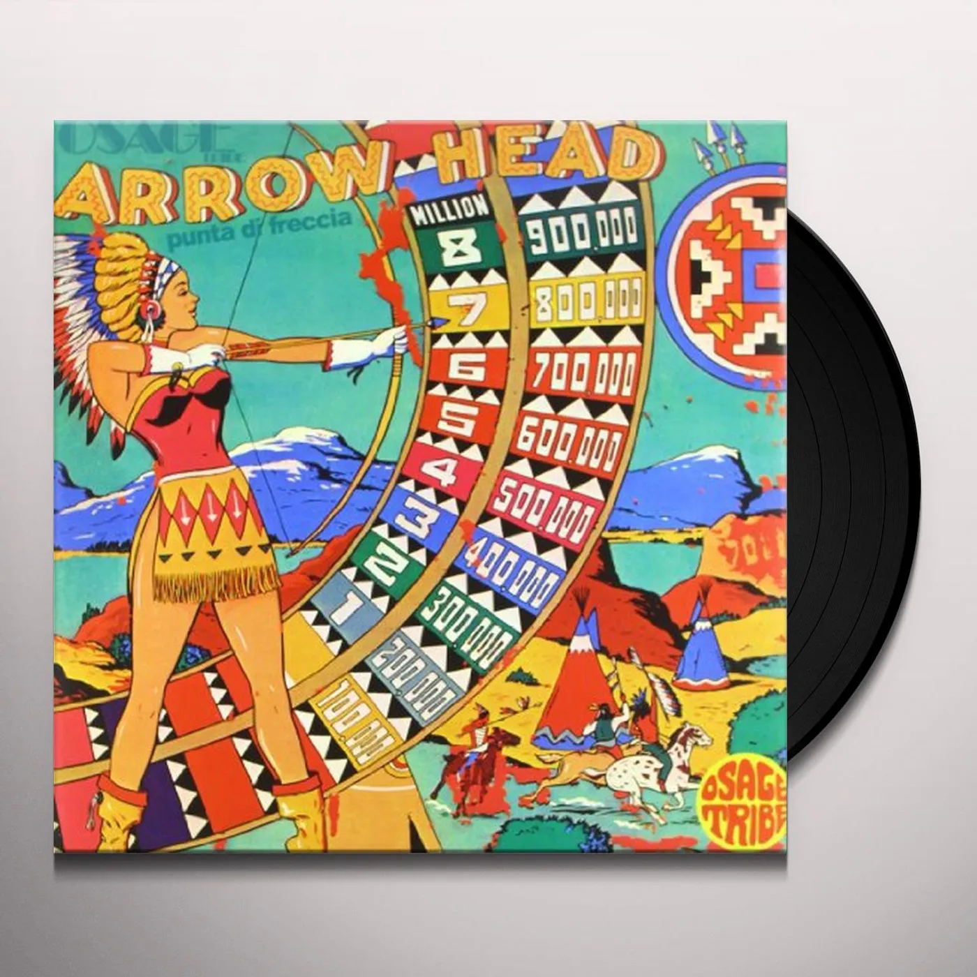 Osage Tribe Arrow Head Vinyl Record