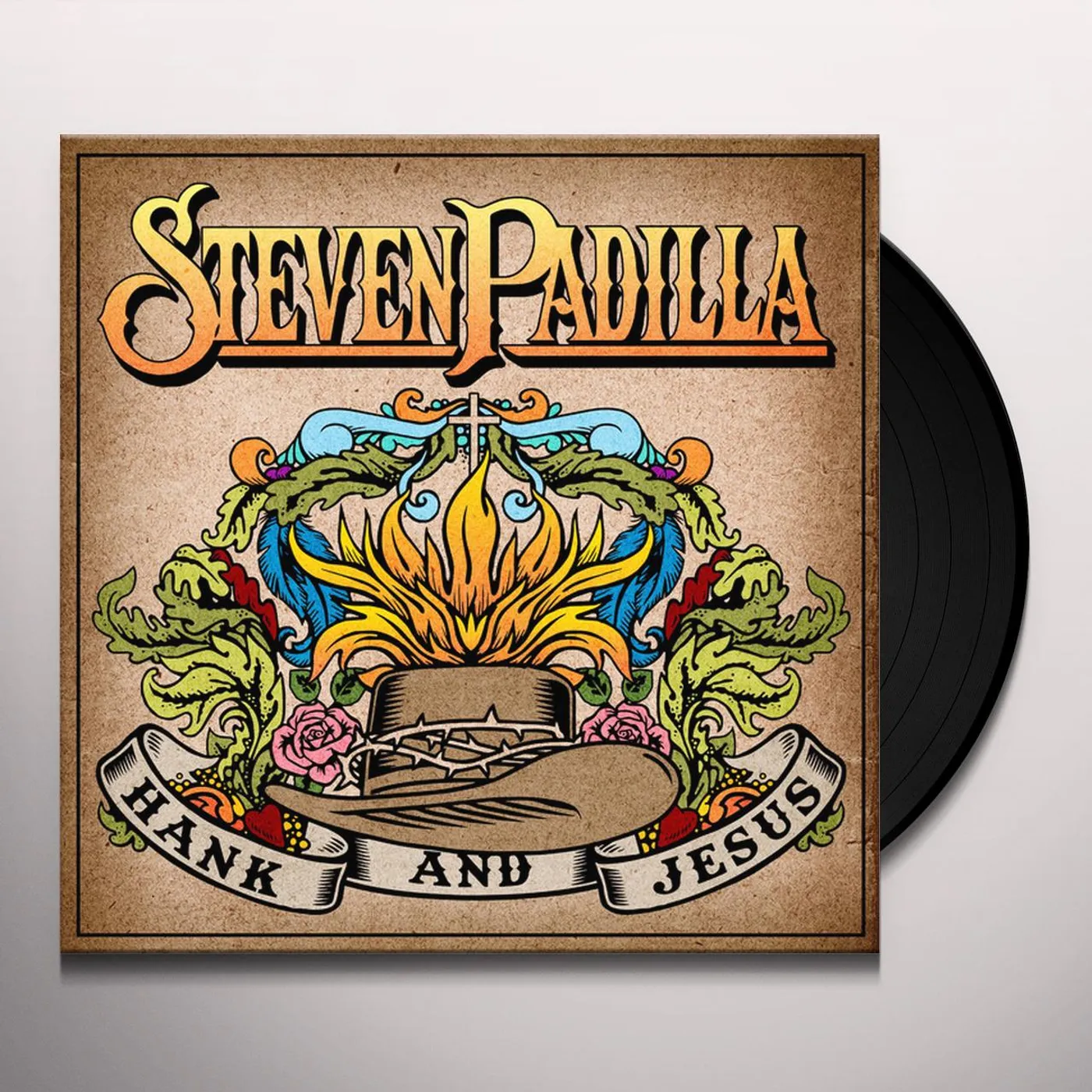 Steven Padilla Hank and Jesus Vinyl Record
