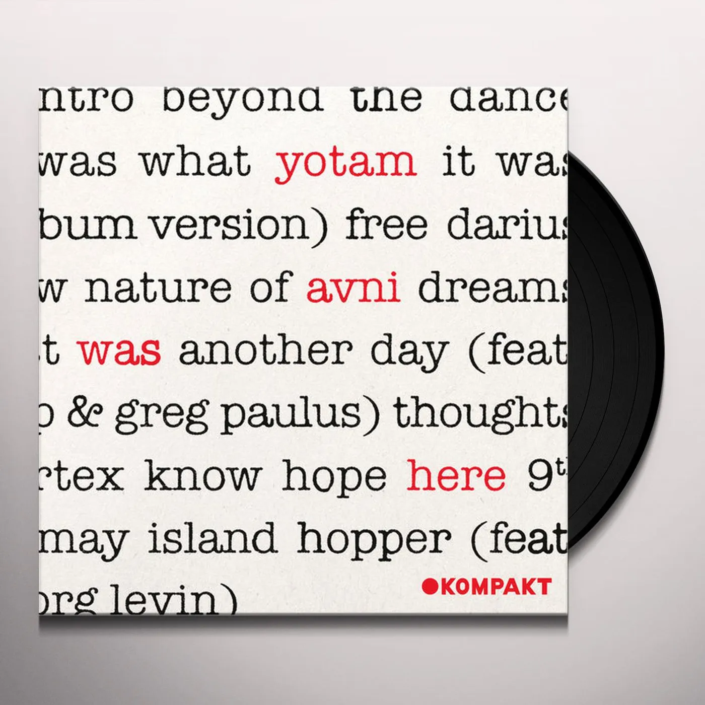 Yotam Avni Was Here Vinyl Record