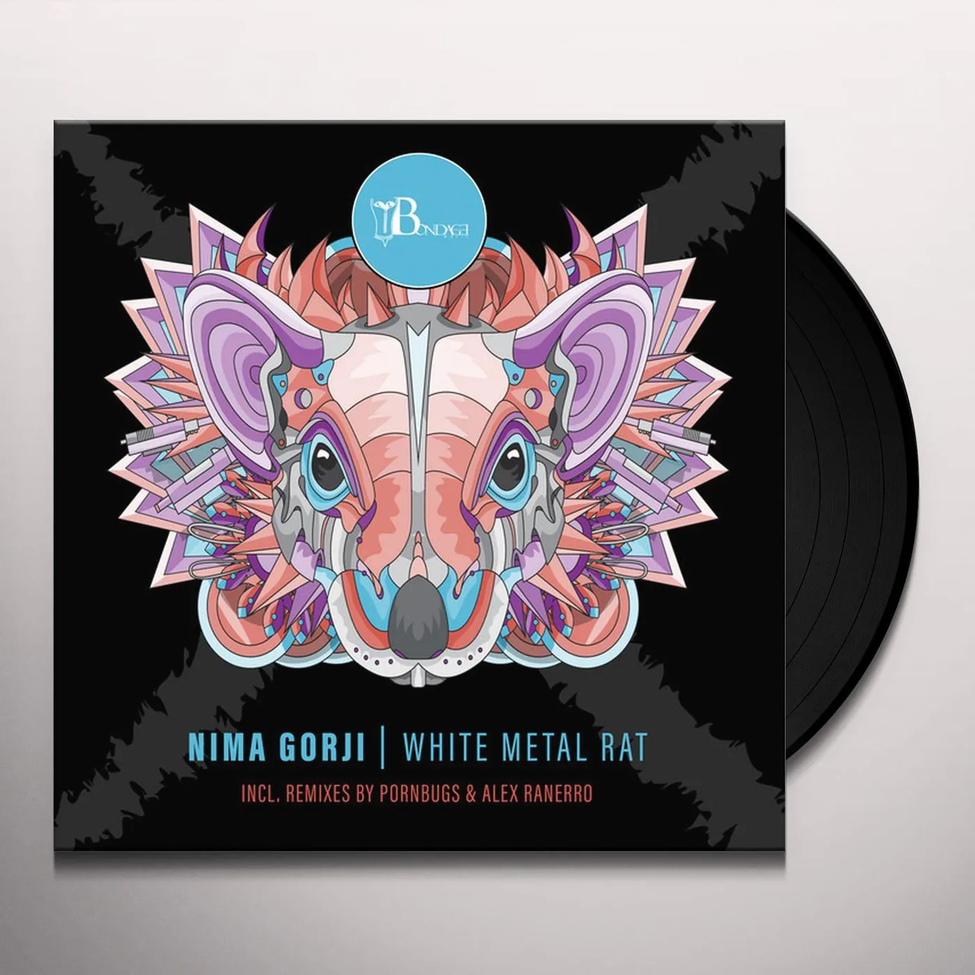 Nima Gorji White Metal Rat Vinyl Record