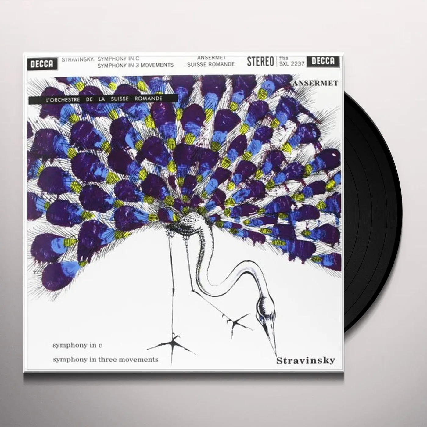 Stravinsky / Ansermet SYMPHONIES Vinyl Record