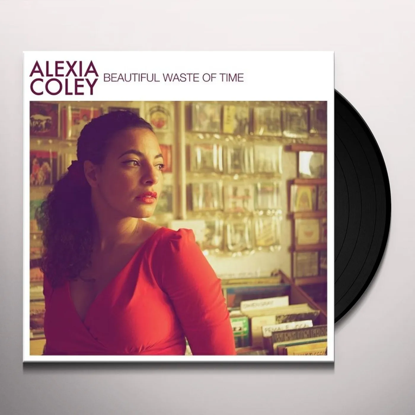 Alexia Coley BEAUTIFUL WASTE OF TIME Vinyl Record - UK Release