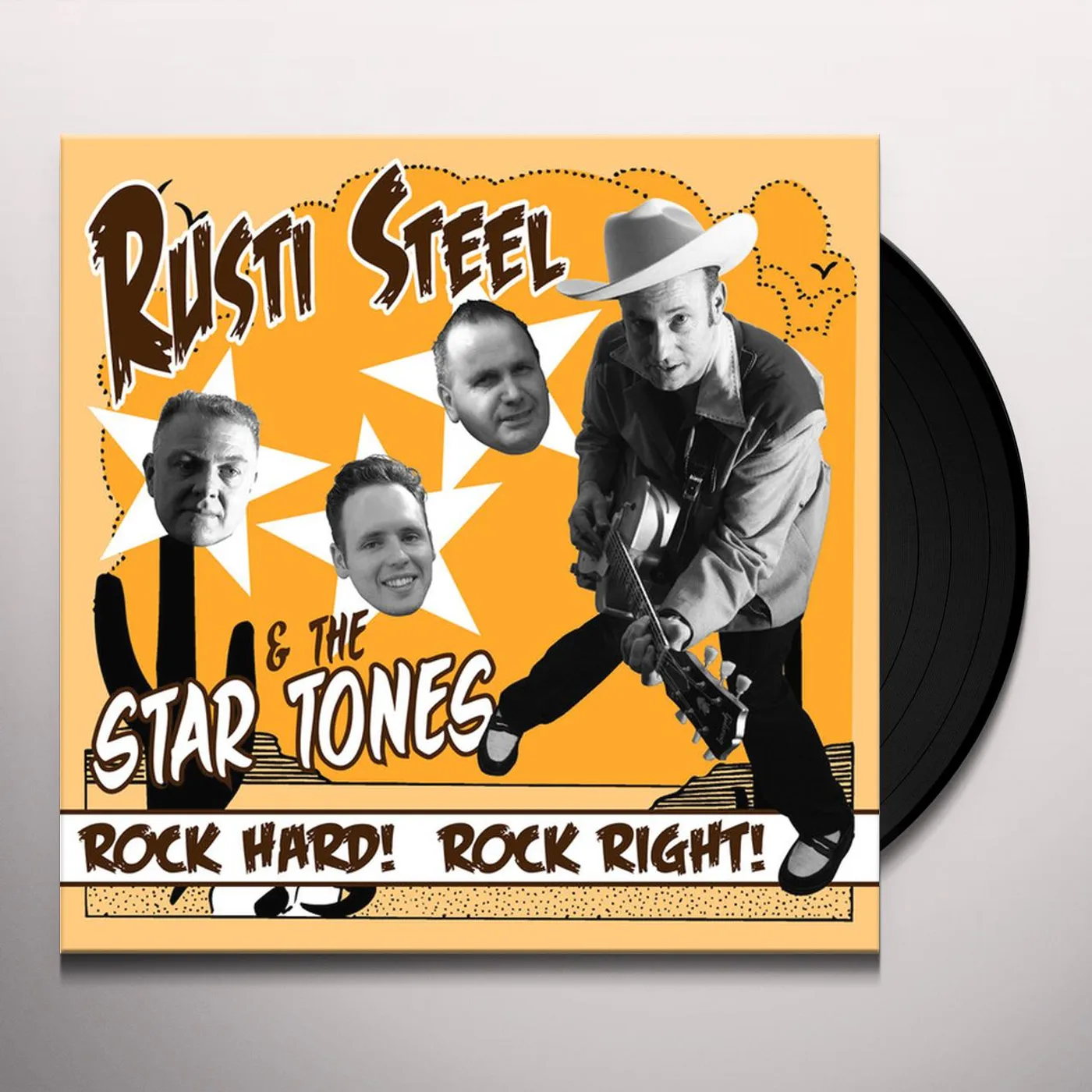Rusti Steel & The Star Tones ROCK HARD ROCK TIGHT Vinyl Record