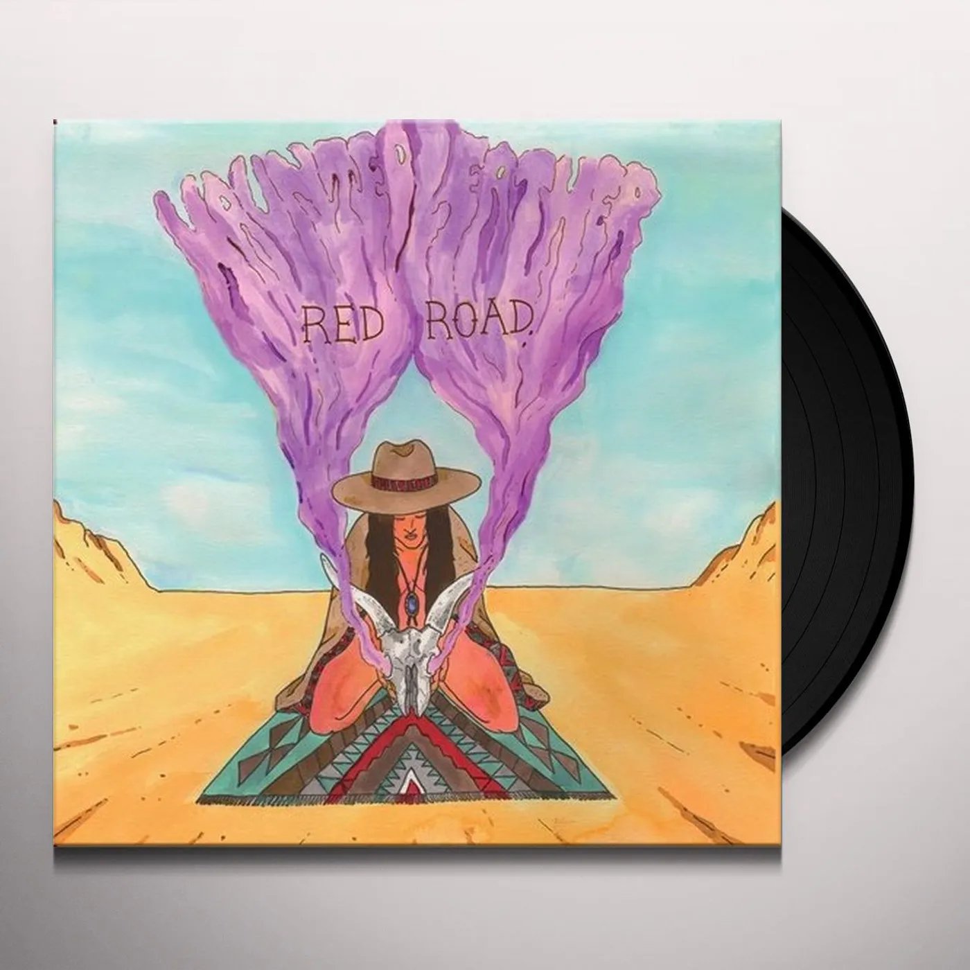 Haunted Leather Red Road Vinyl Record