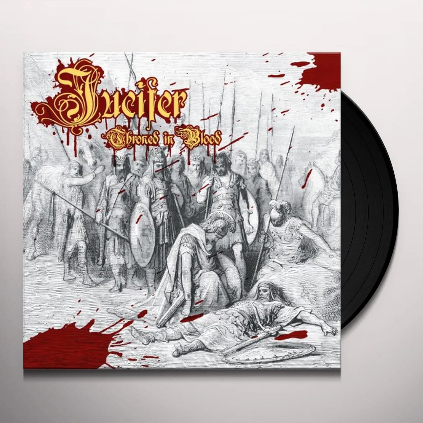 Jucifer THRONED IN BLOOD Vinyl Record