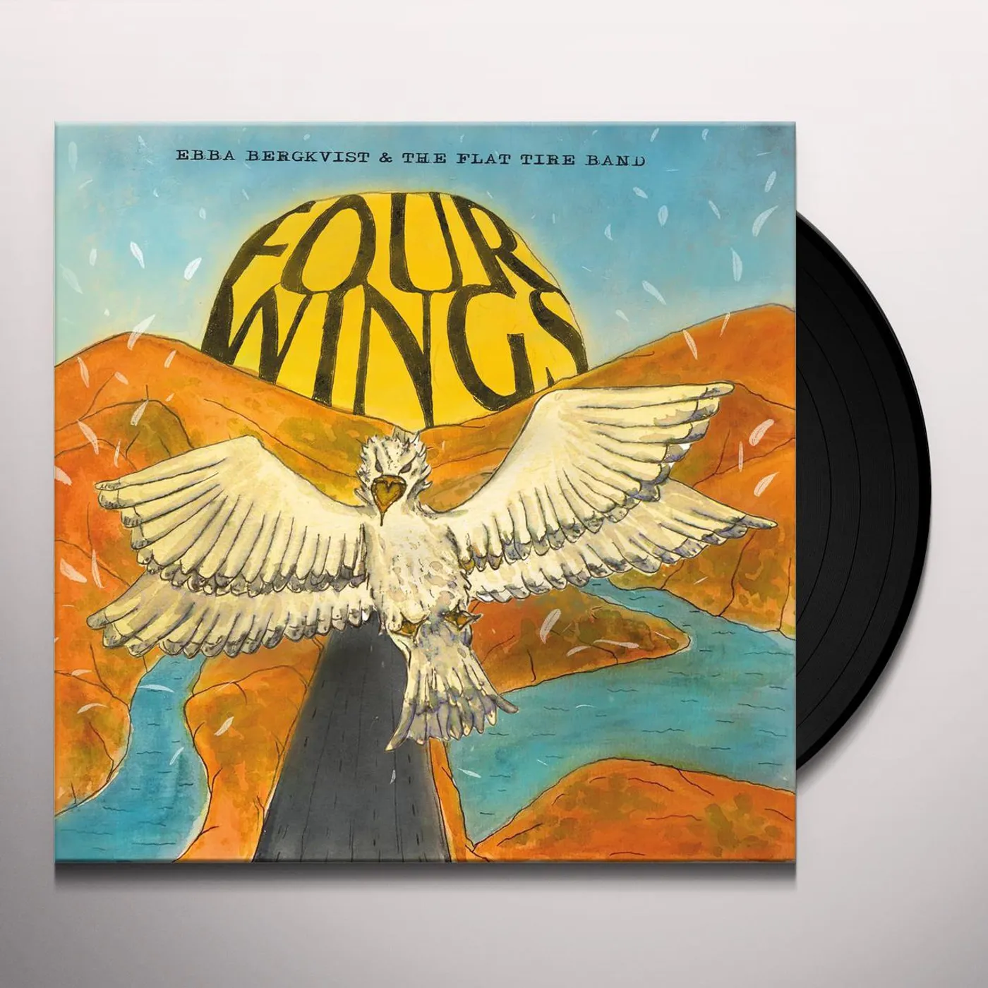 Ebba Bergkvist & The Flat Tire Band Four Wings Vinyl Record