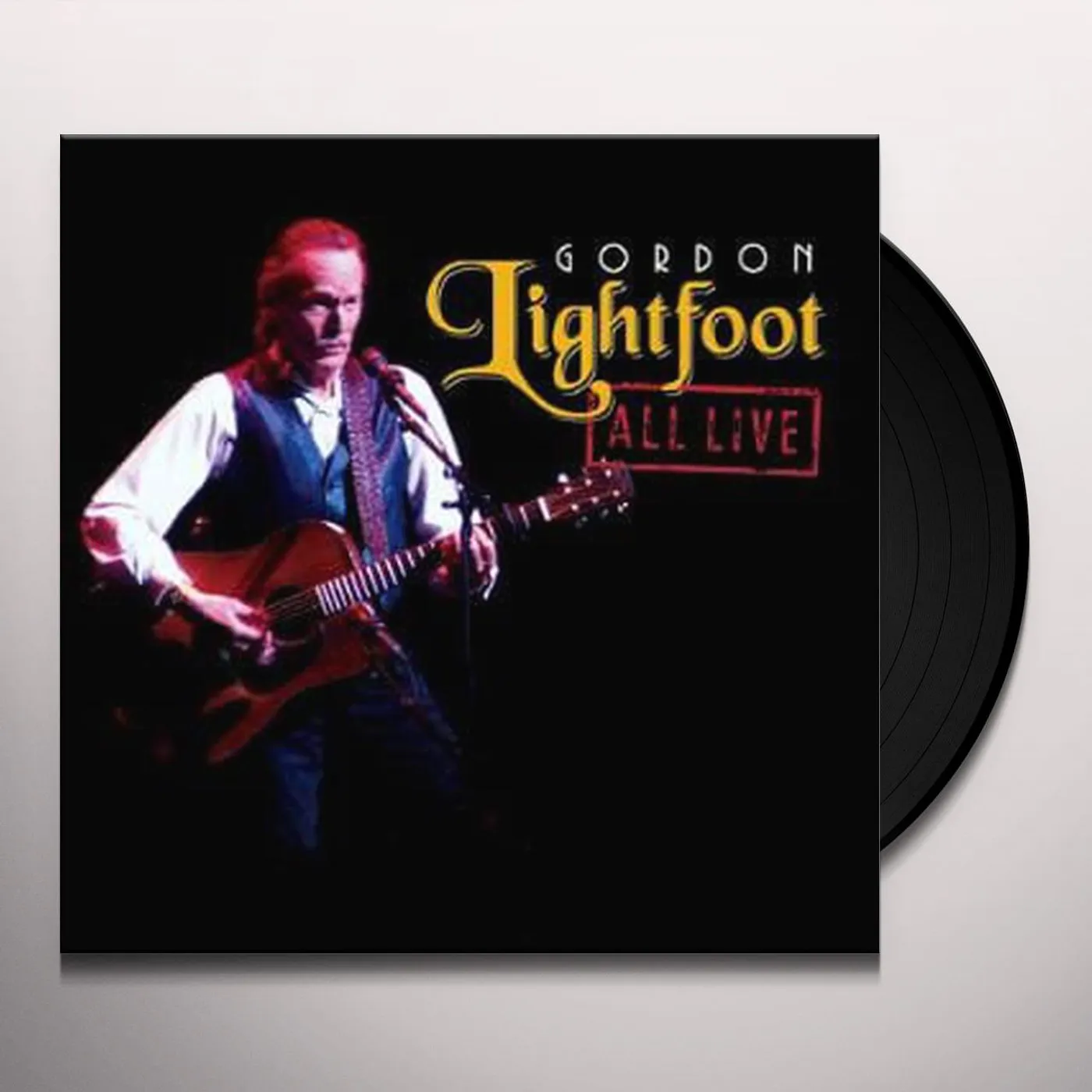 Gordon Lightfoot All Live Vinyl Record