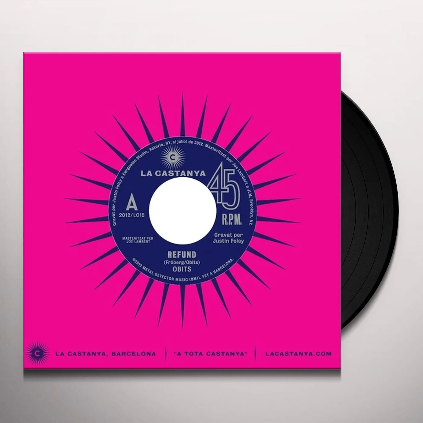 Obits REFUND / SUEZ CANAL Vinyl Record