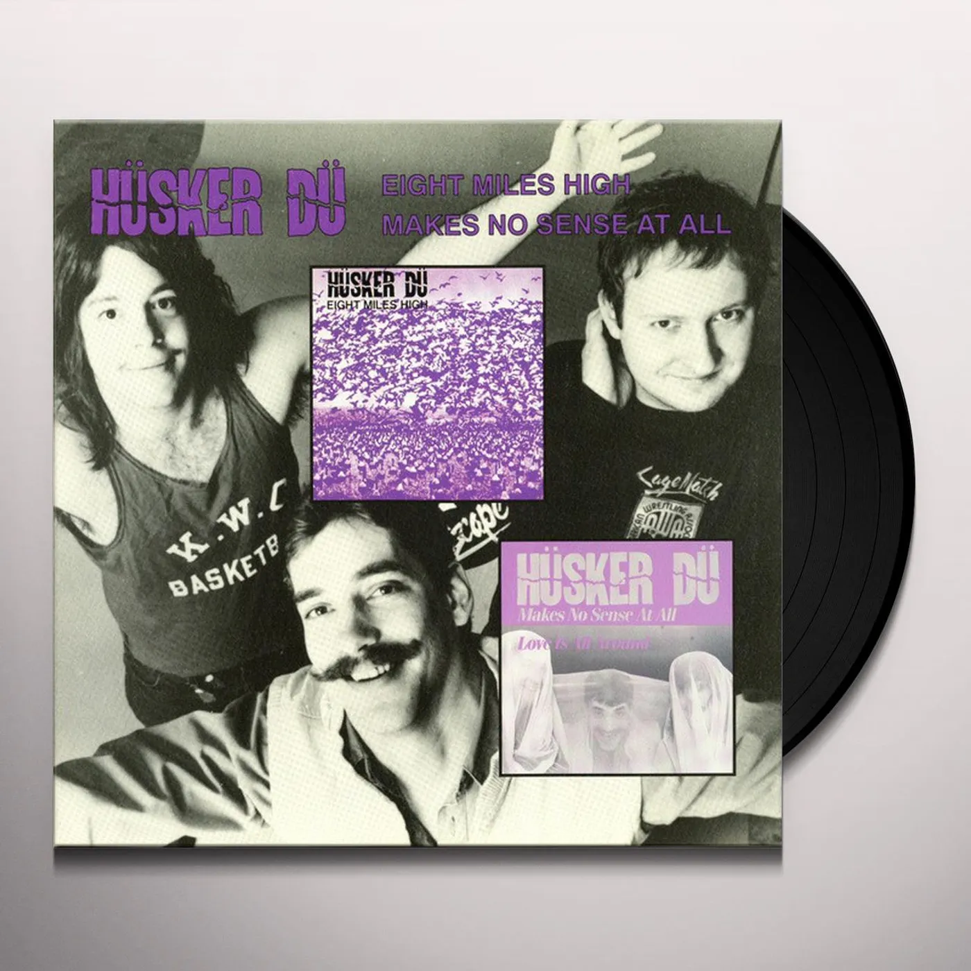 Hüsker Dü 8 MILES HIGH / MAKES NO SENSE AT ALL Vinyl Record