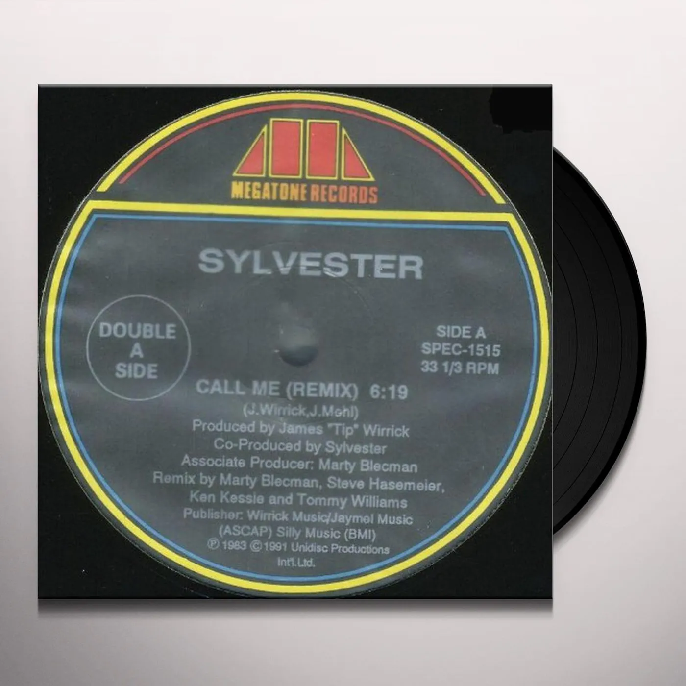 Sylvester CALL ME / GOOD FEELING Vinyl Record