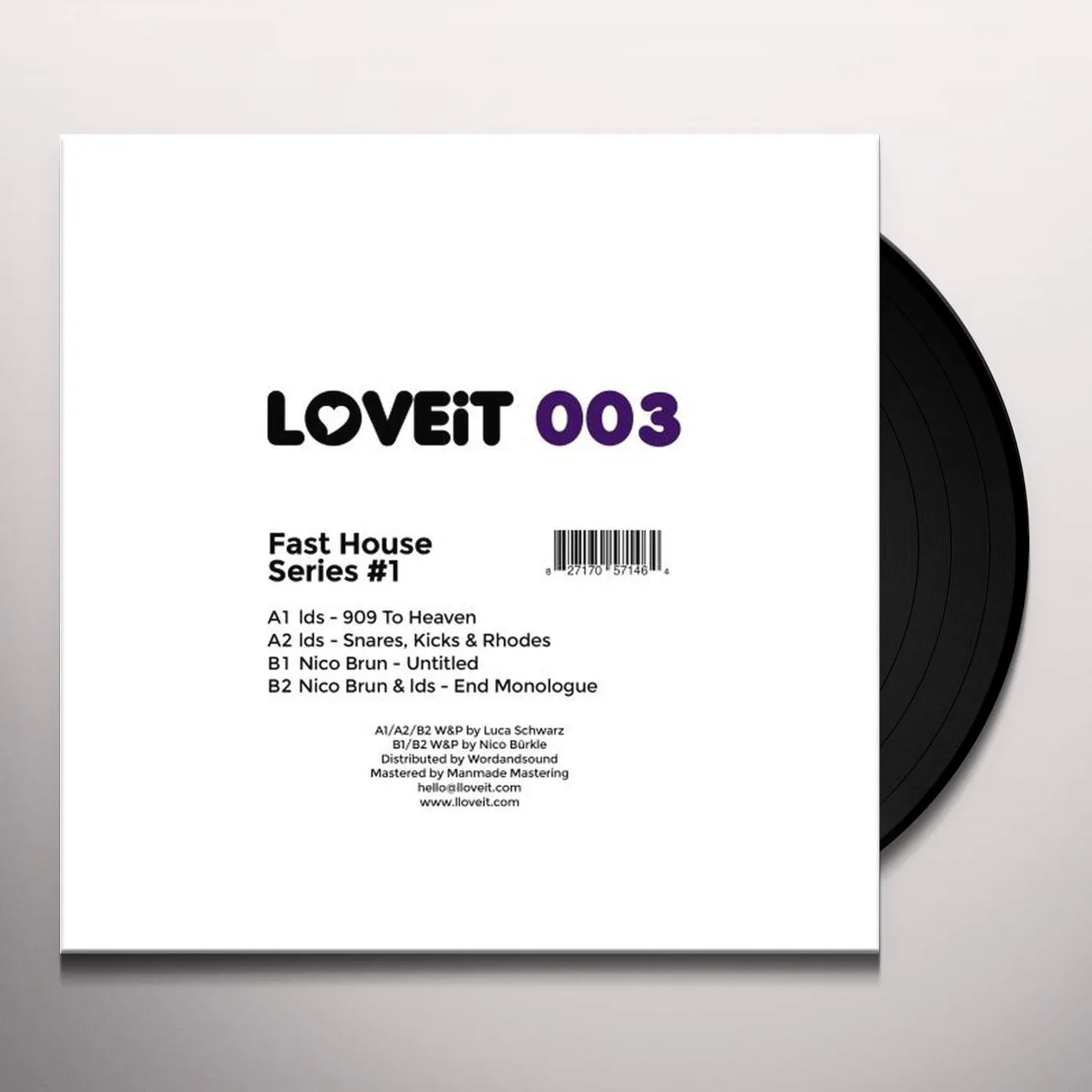 Lds / Nico Brun FAST HOUSE SERIES 1 Vinyl Record