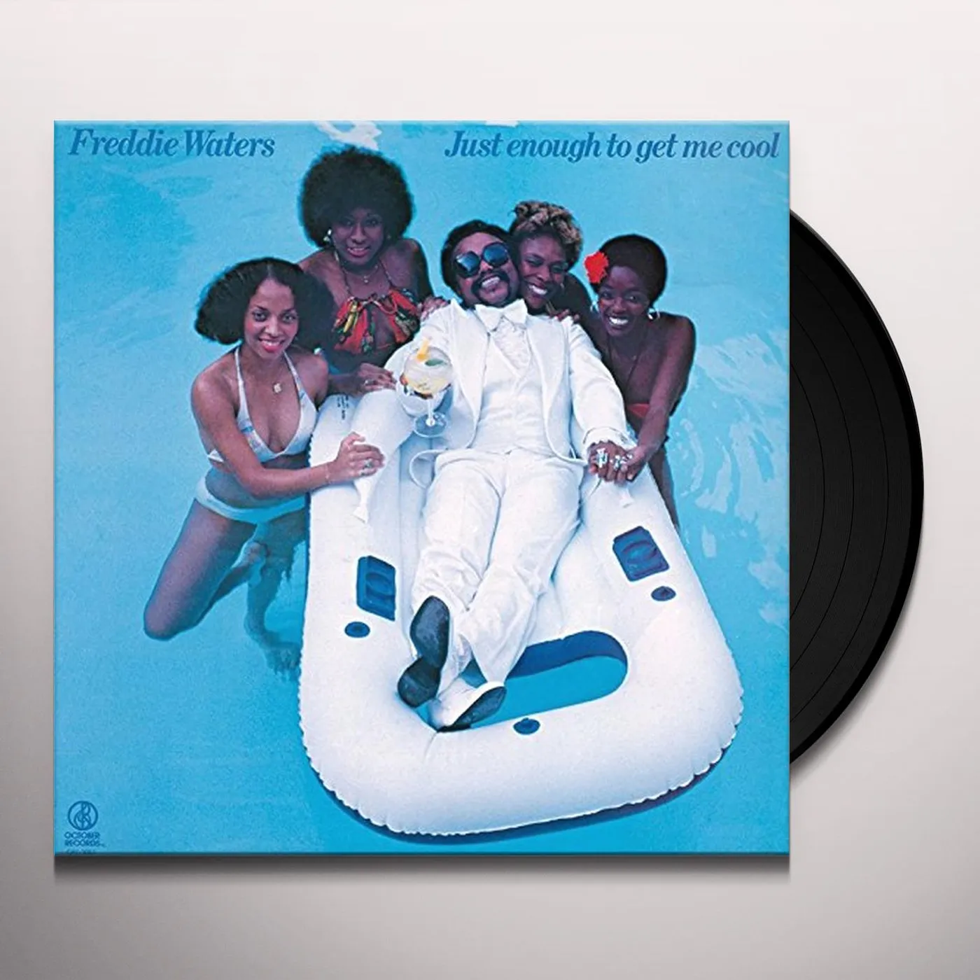 Freddie Waters JUST ENOUGH TO GET ME COOL Vinyl Record - Japan Release