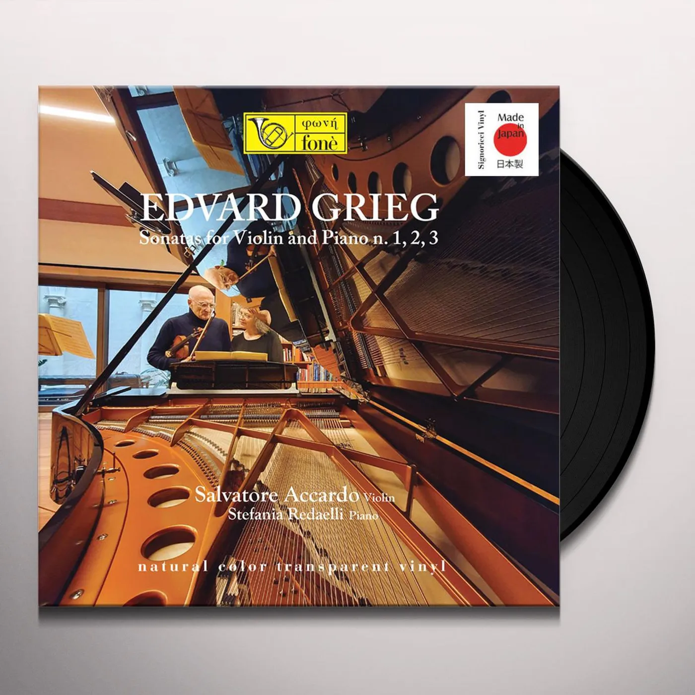 Grieg / Salvatore Accardo GRIEG: SONATAS FOR VIOLIN & PIANO Vinyl Record