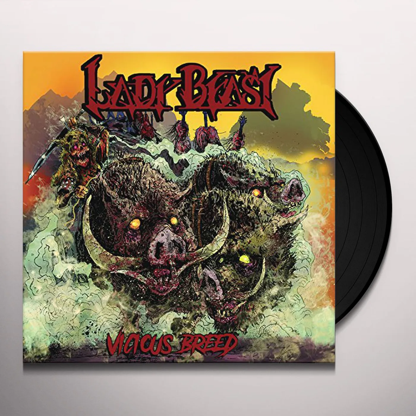 Lady Beast Vicious Breed Vinyl Record