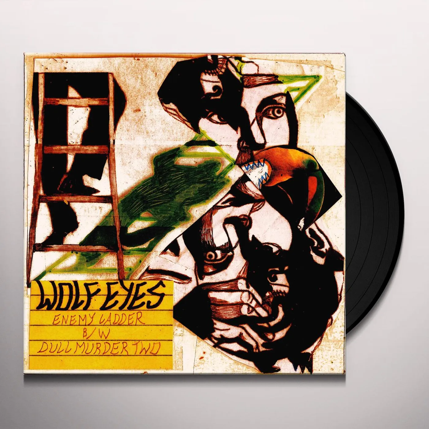 Wolf Eyes ENEMY LADDER / DULL MURDER TWO Vinyl Record