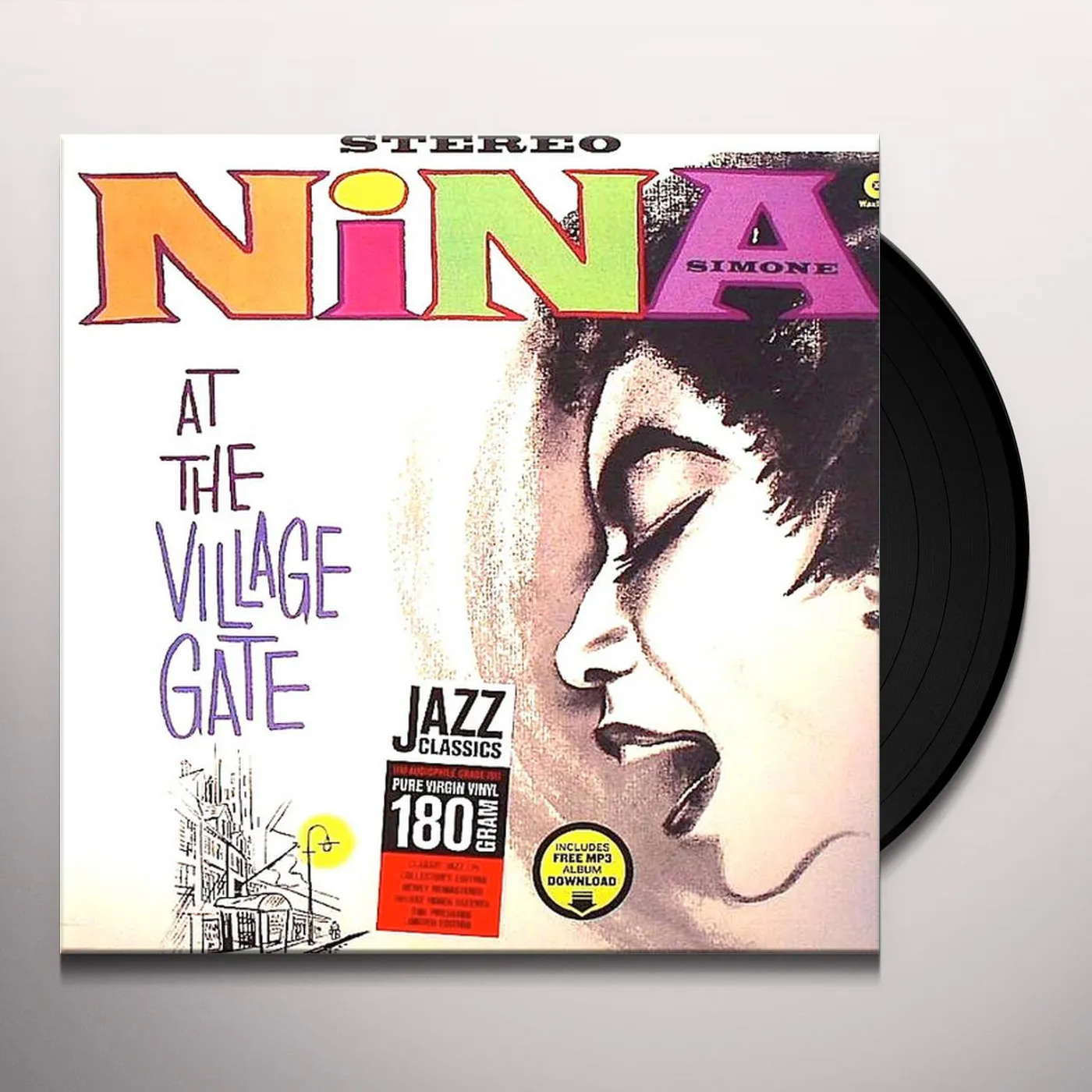 Nina Simone AT THE VILLAGE GATE Vinyl Record - Spain Release