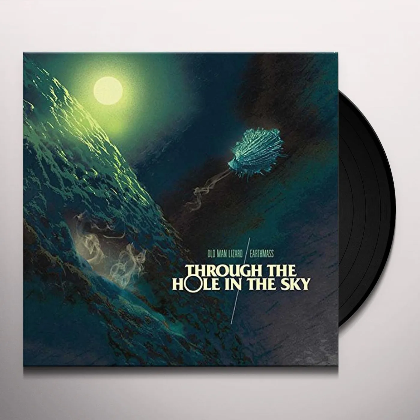 EARTHMASS / OLD MAN LIZARD THROUGH THE HOLE IN THE SKY Vinyl Record