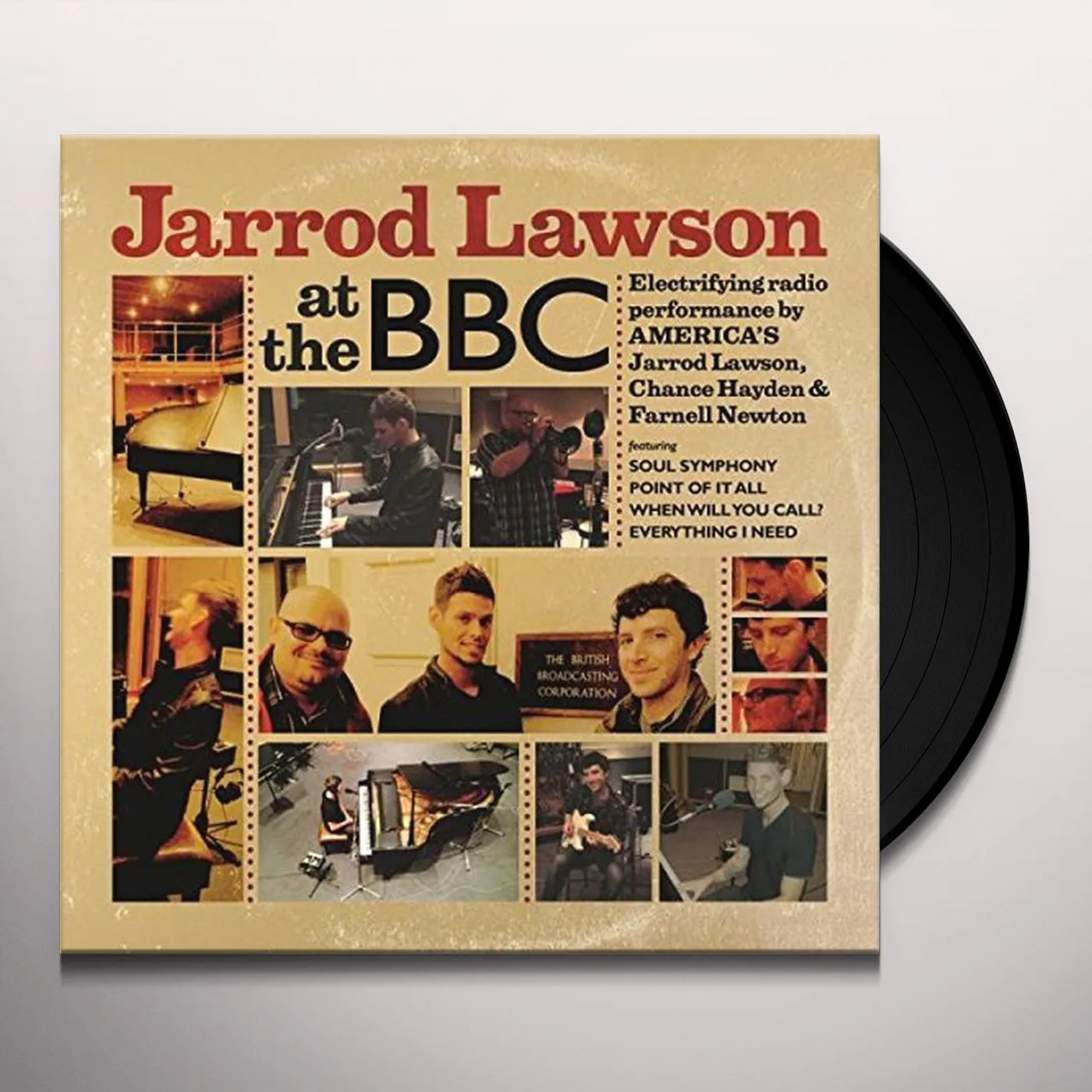 JARROD LAWSON AT THE BBC Vinyl Record