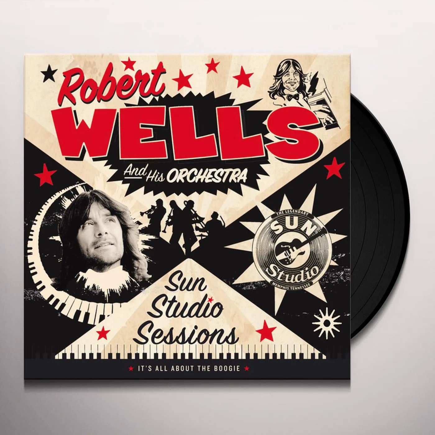 Robert Wells SUN STUIDO SESSIONS Vinyl Record