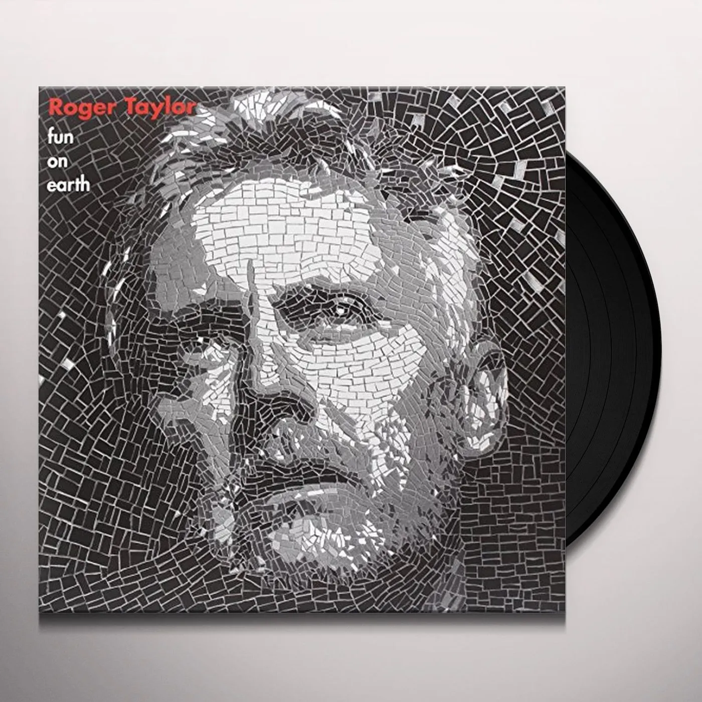 Roger Taylor FUN ON EARTH Vinyl Record - Holland Release