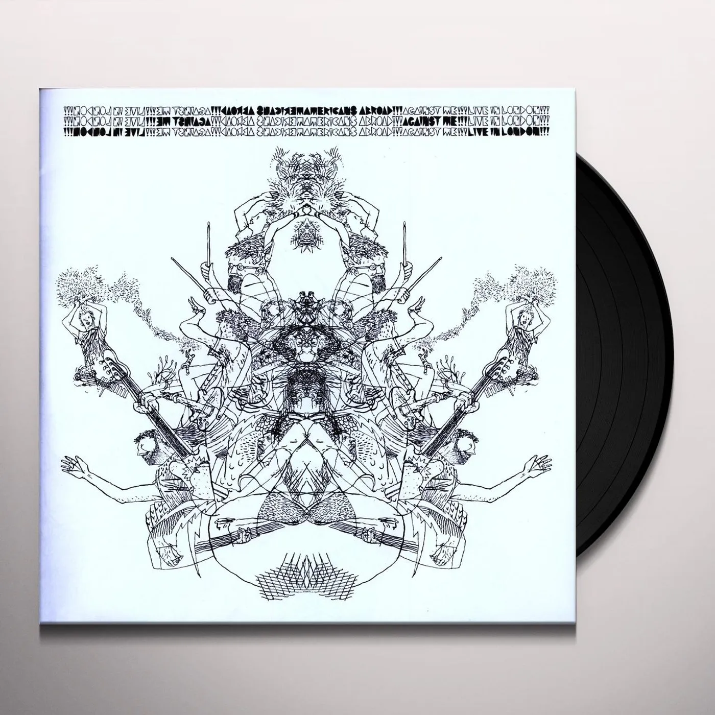 AMERICANS ABROAD Against Me! LIVE IN LONDON Vinyl Record