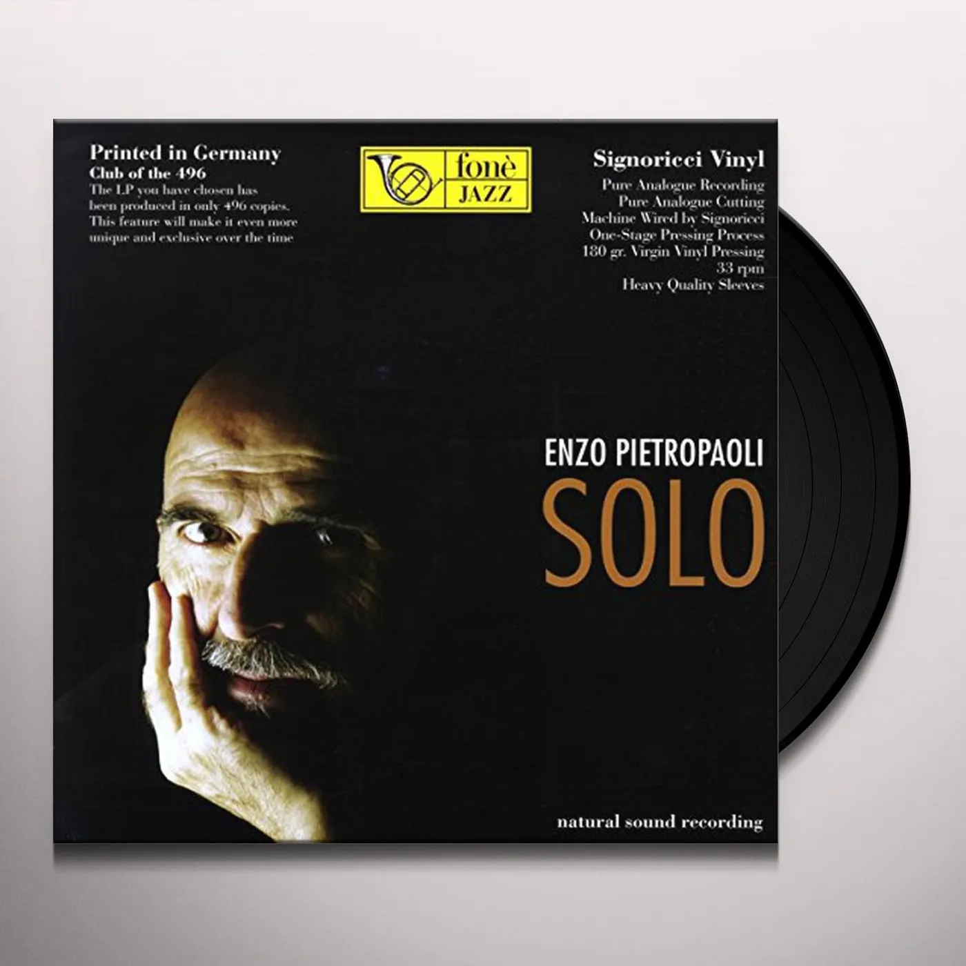 Enzo Pietropaoli Solo Vinyl Record